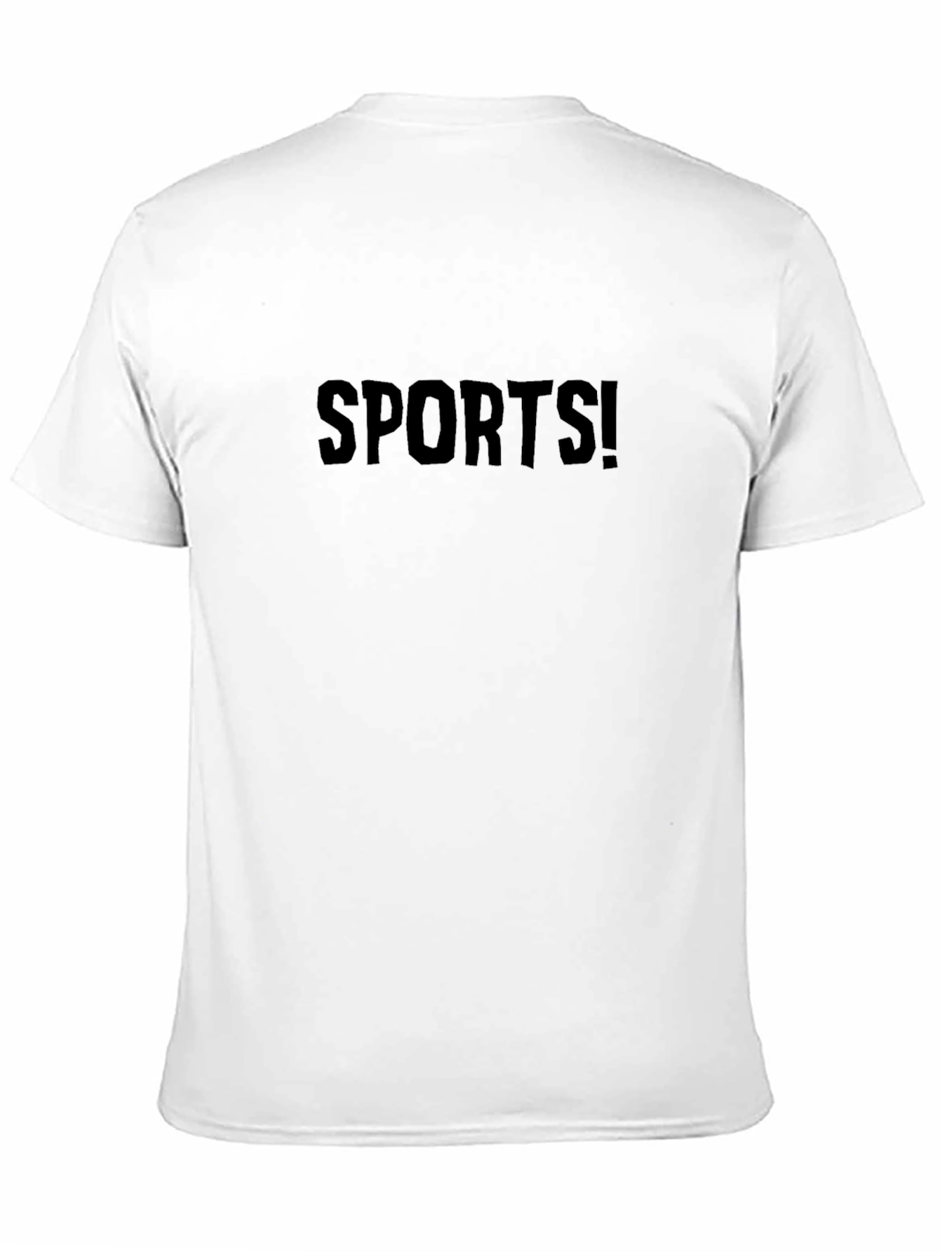 SPORTS! Bold Graphic Black T-Shirt