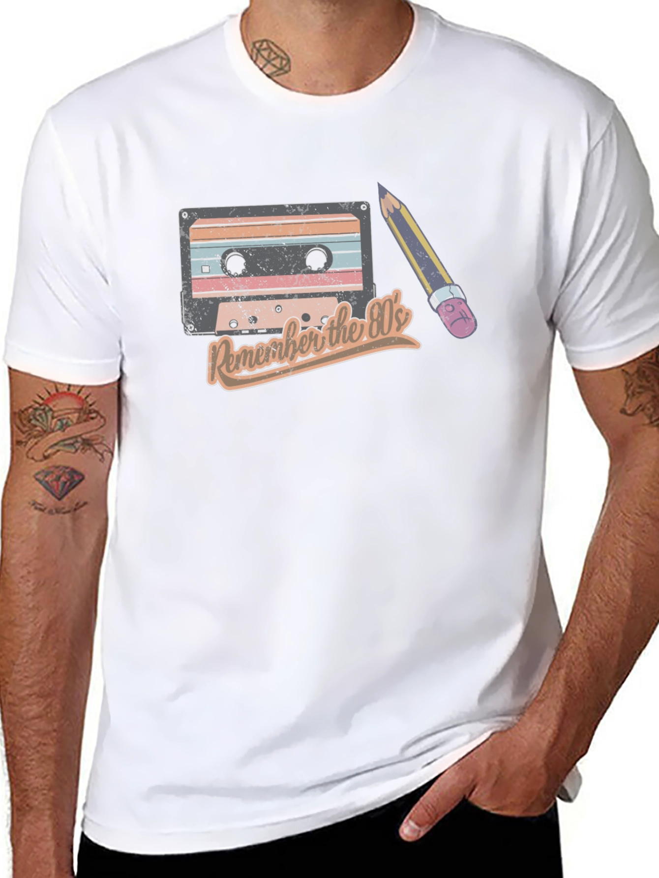 Retro 80s Cassette Tape T-Shirt