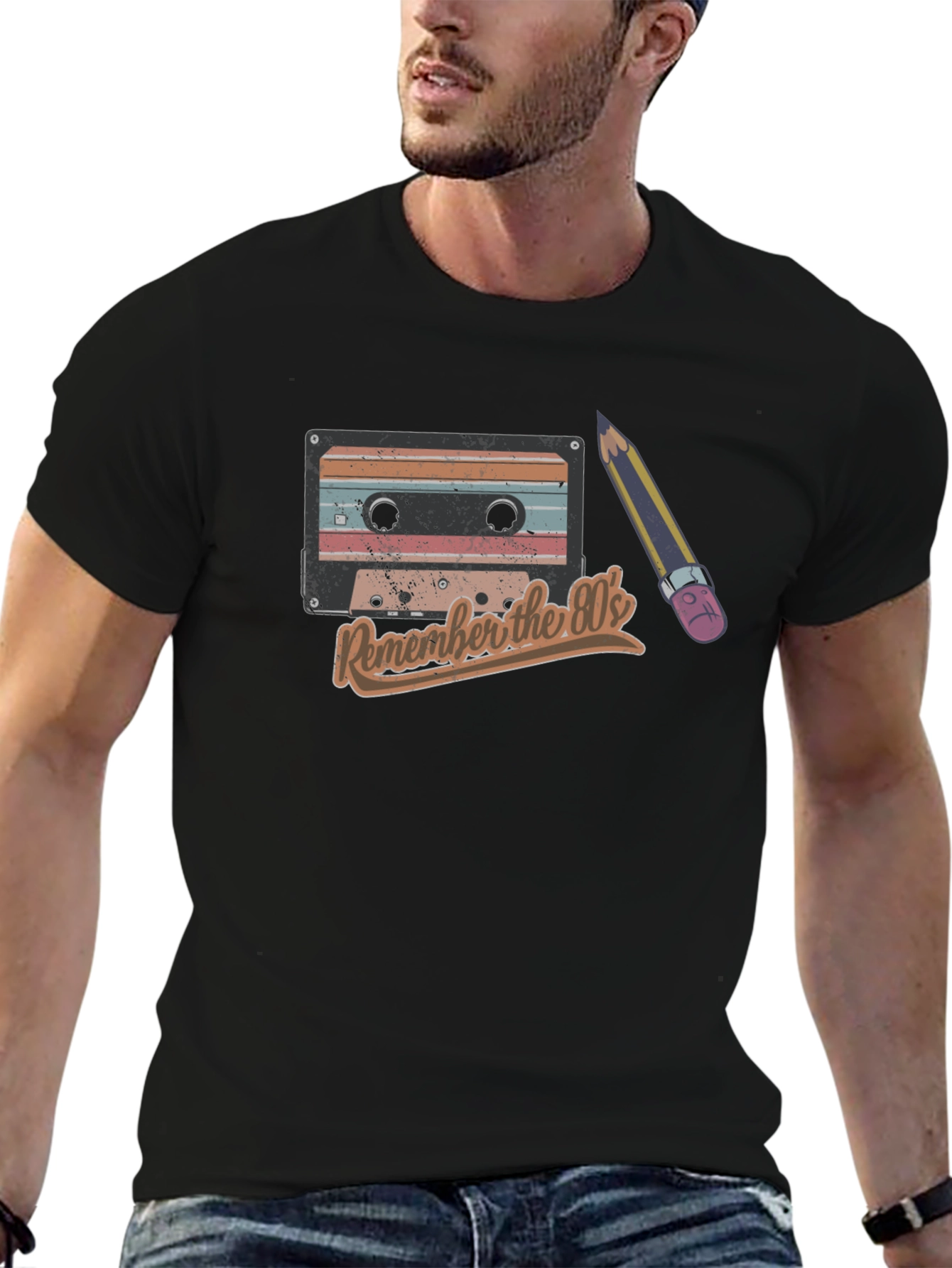 Retro 80s Cassette Tape T-Shirt