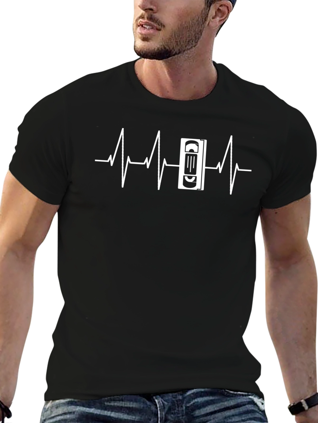 VHS Heartbeat Graphic Tee