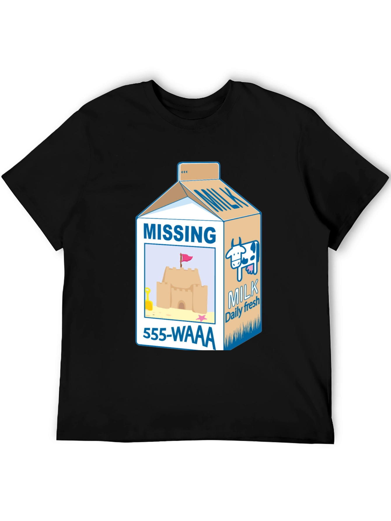 Funny Missing Milk Carton T-Shirt