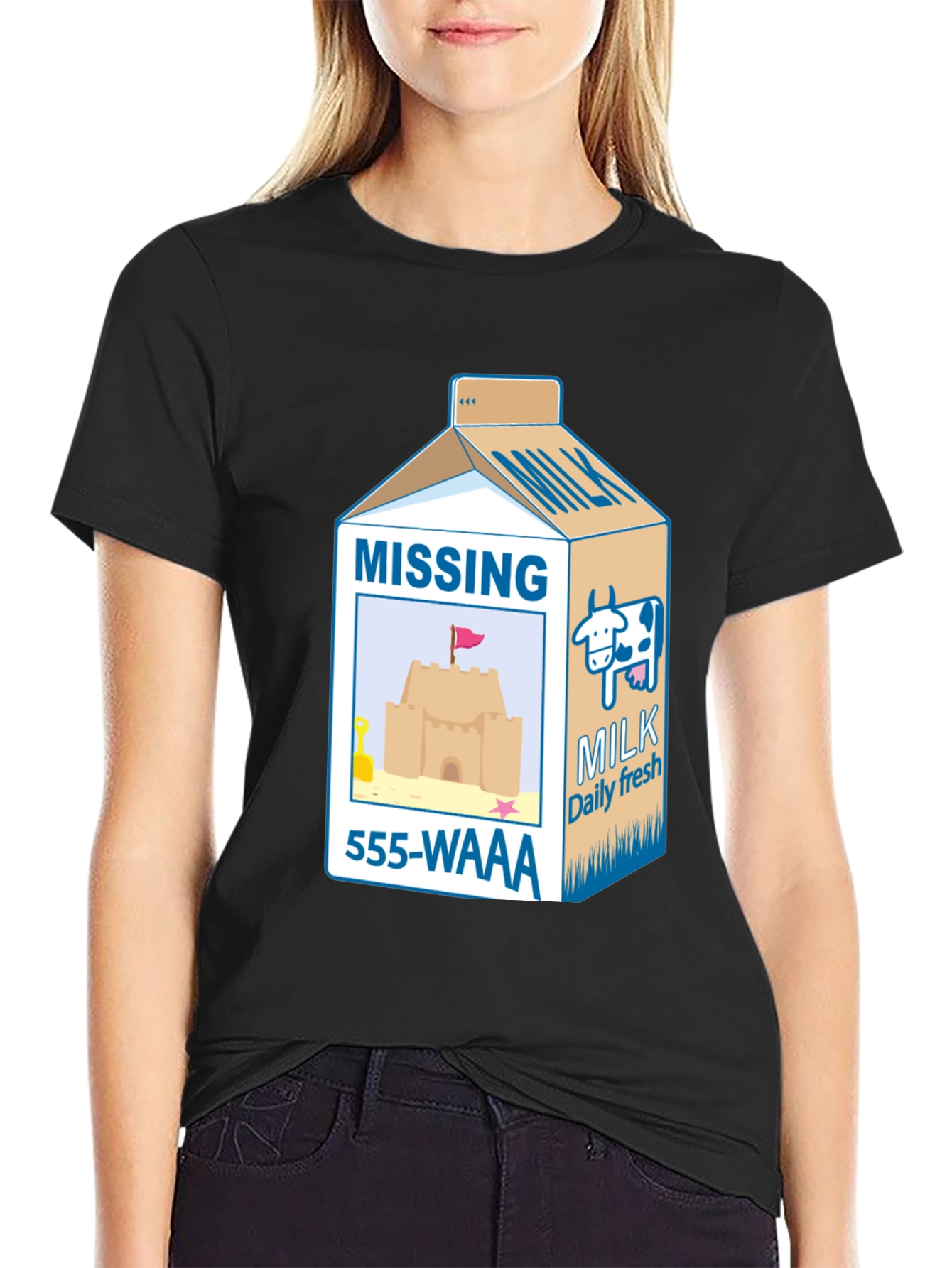 Funny Missing Milk Carton T-Shirt