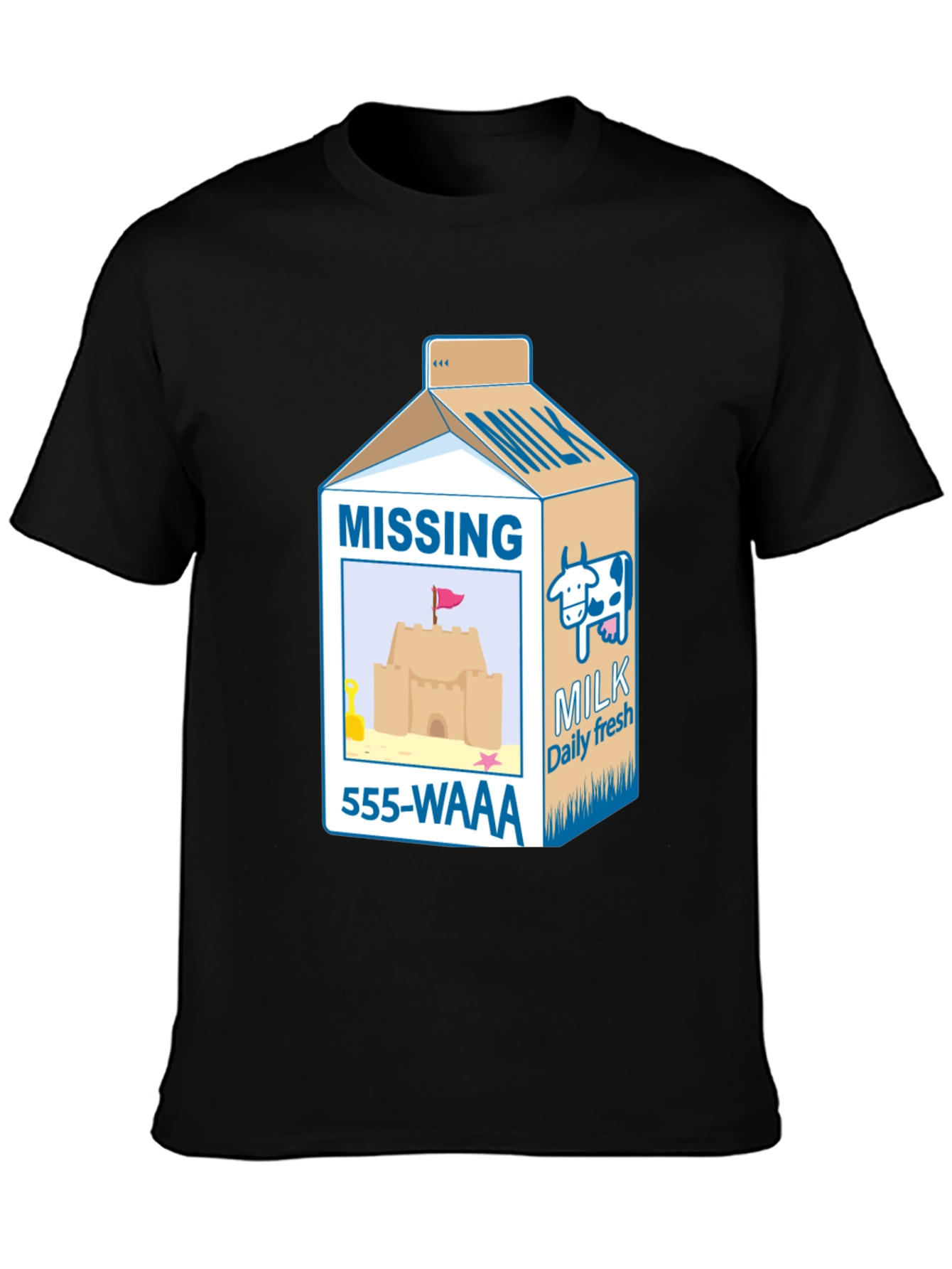 Funny Missing Milk Carton T-Shirt