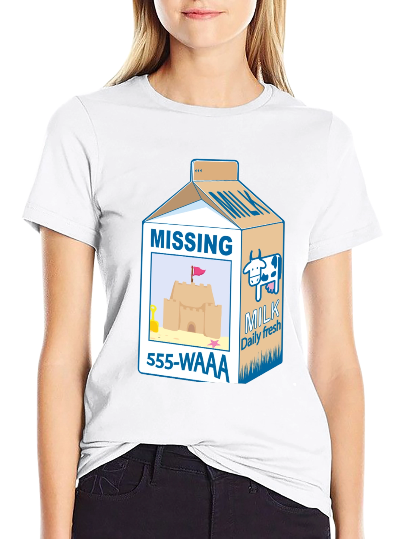 Funny Missing Milk Carton T-Shirt