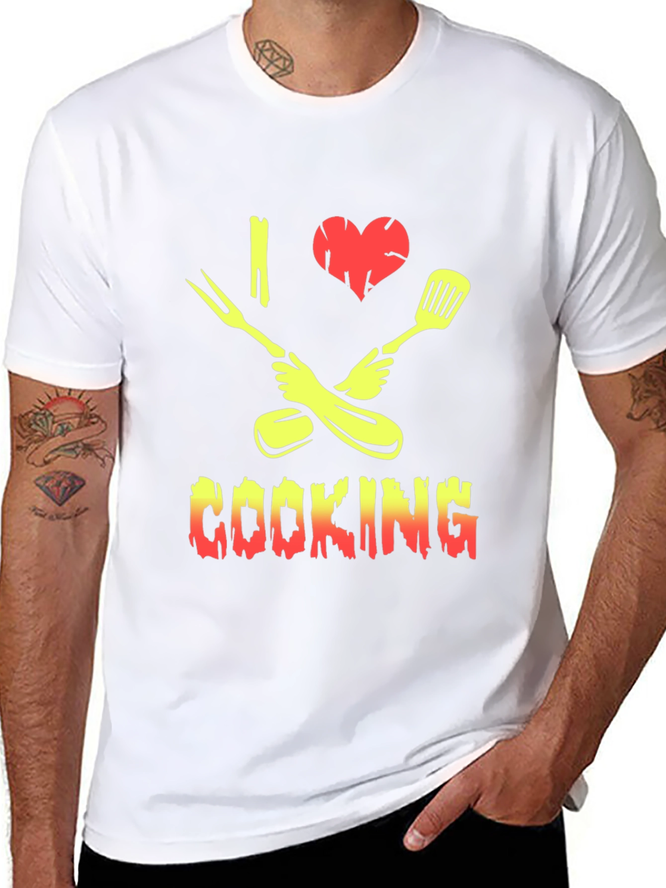 I Heart Cooking Graphic Tee