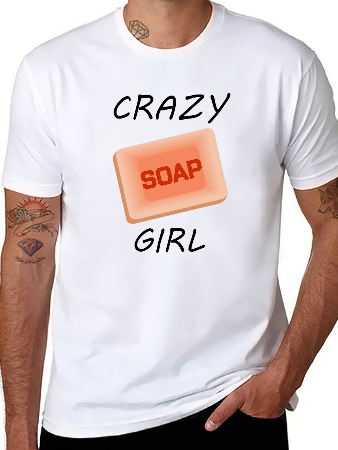 Crazy Soap Girl T-Shirt - Unique Graphic Tee
