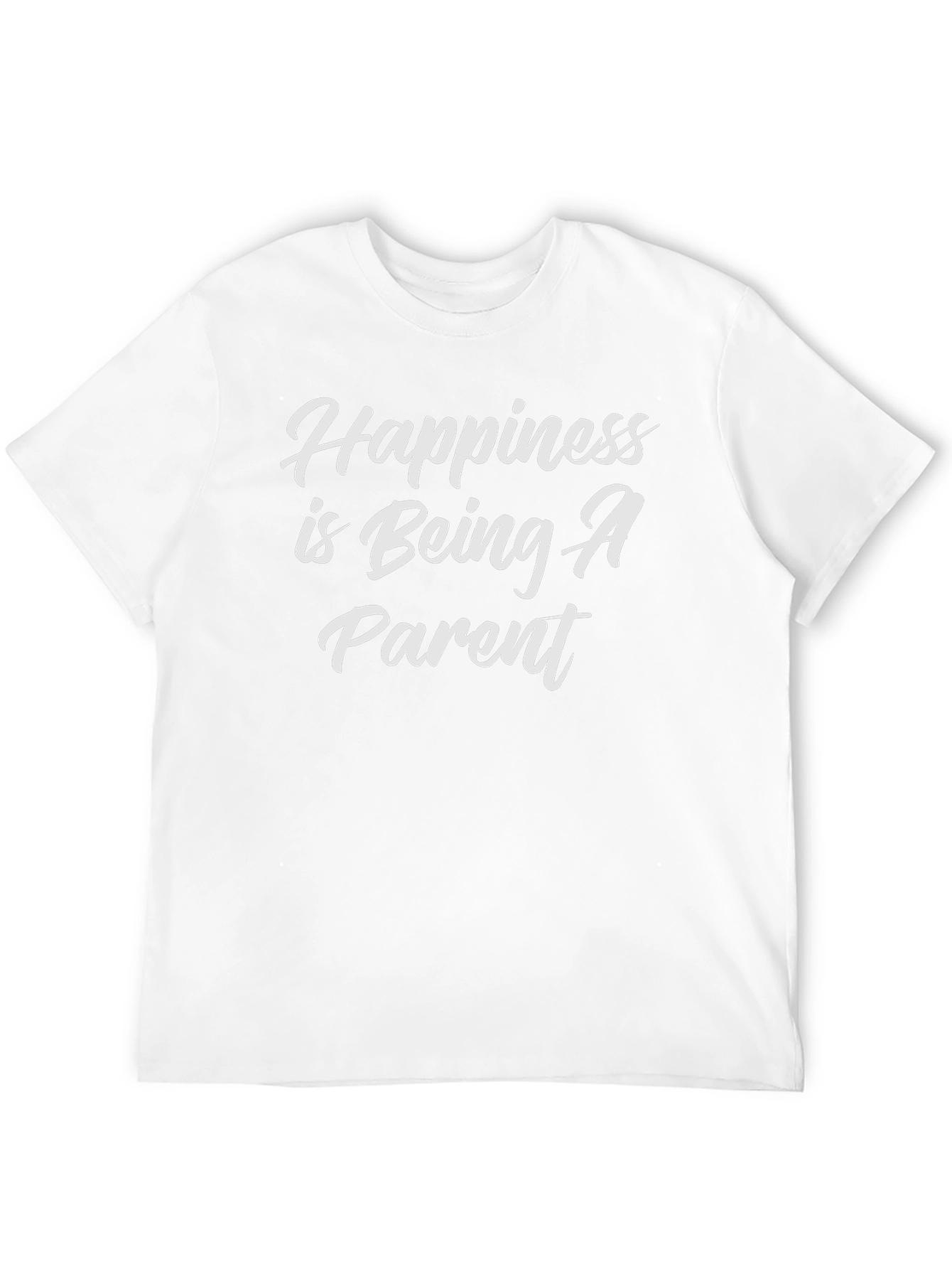 Happiness is Being A Parent T-Shirt - Black