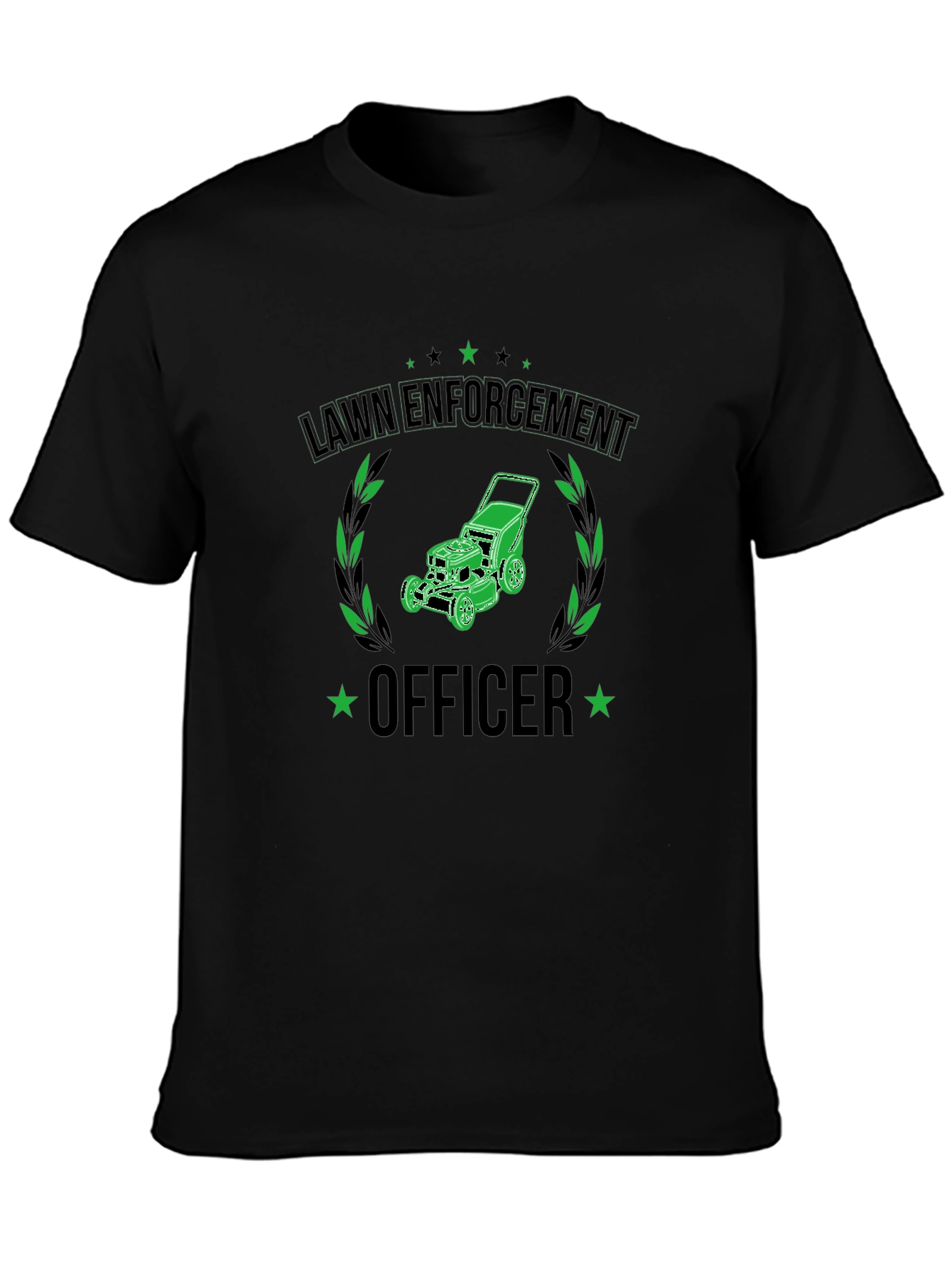 Lawn Enforcement Officer Graphic T-Shirt