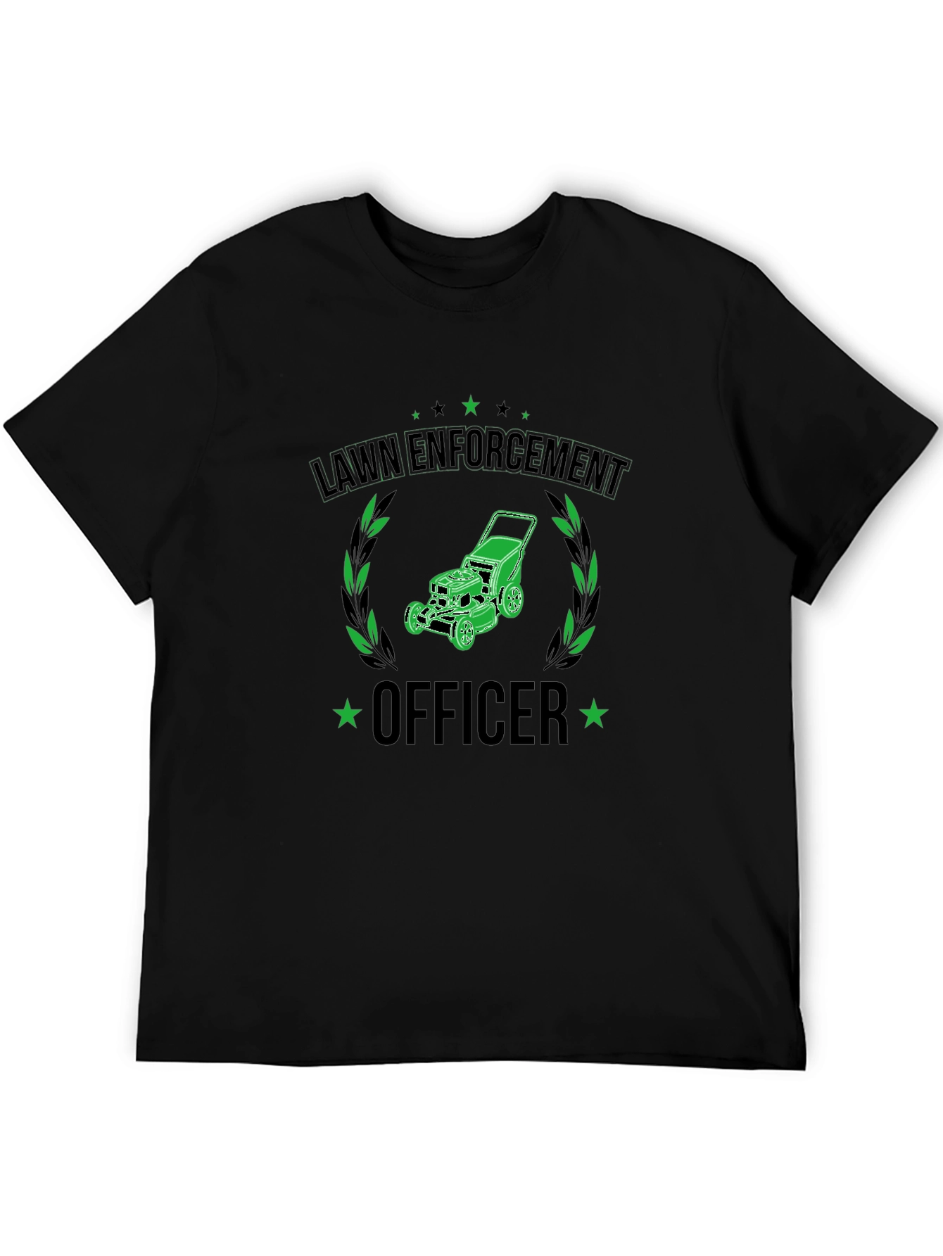 Lawn Enforcement Officer Graphic T-Shirt