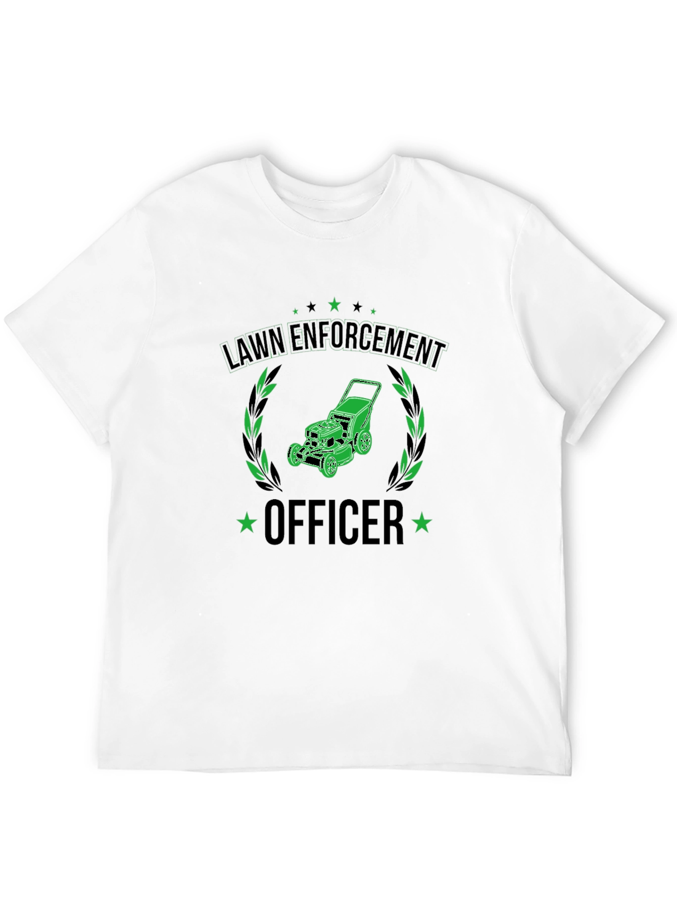 Lawn Enforcement Officer Graphic T-Shirt