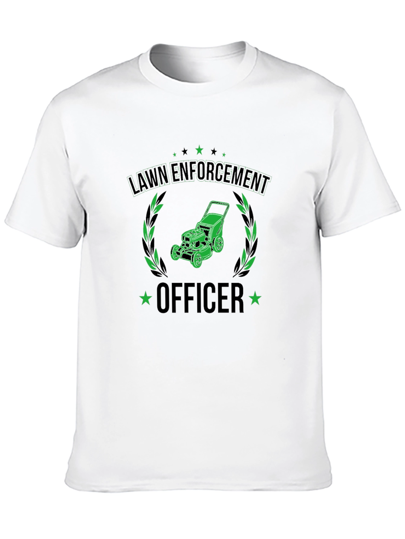 Lawn Enforcement Officer Graphic T-Shirt