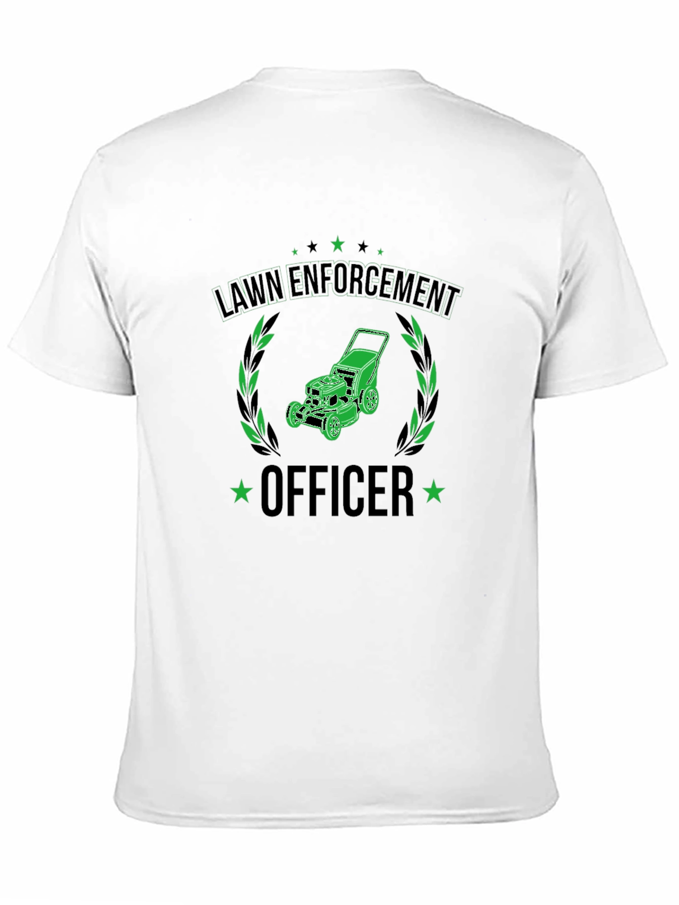 Lawn Enforcement Officer Graphic T-Shirt