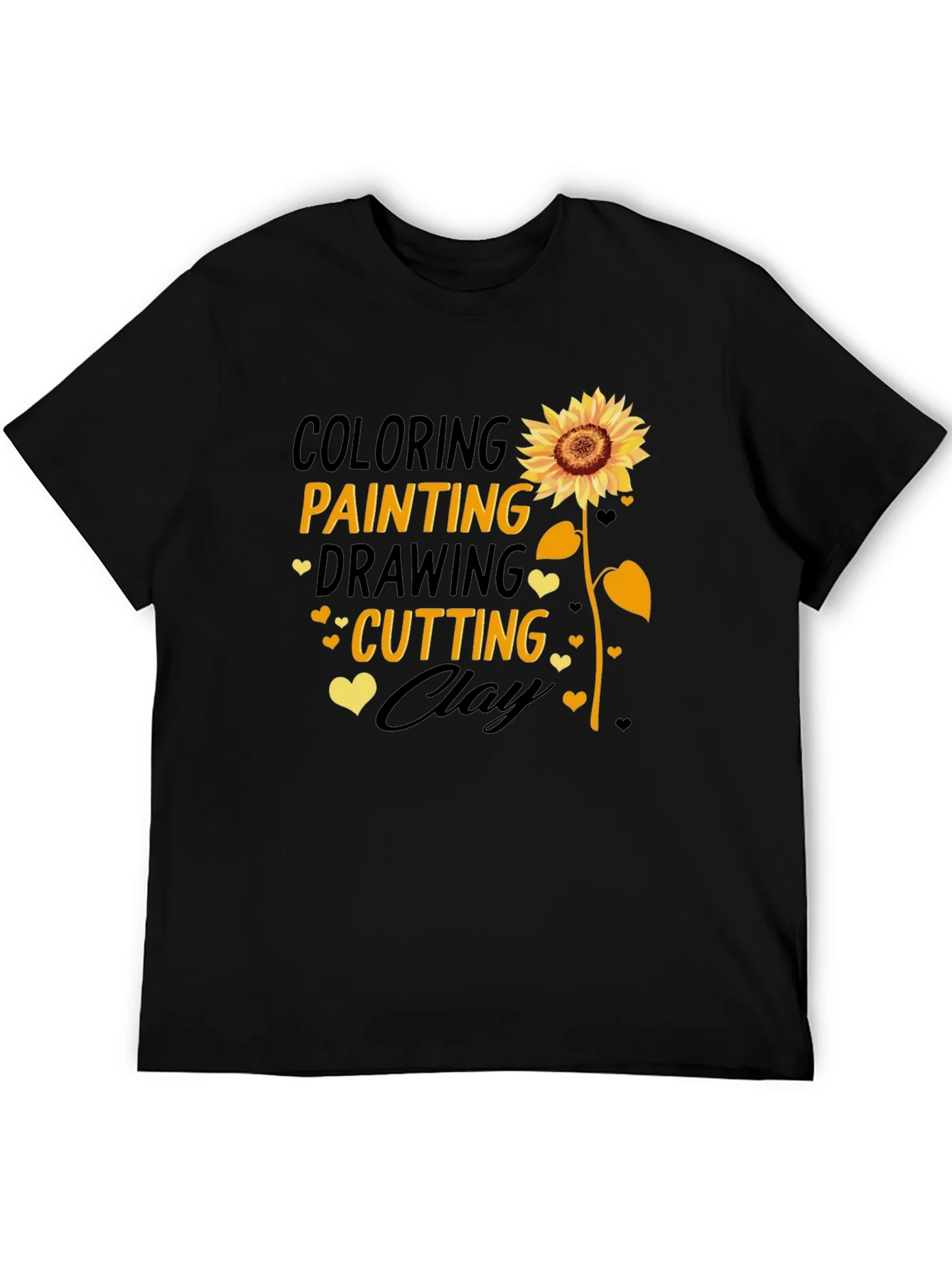 Creative Arts Sunflower Tee: Coloring Painting Drawing Cutting Clay