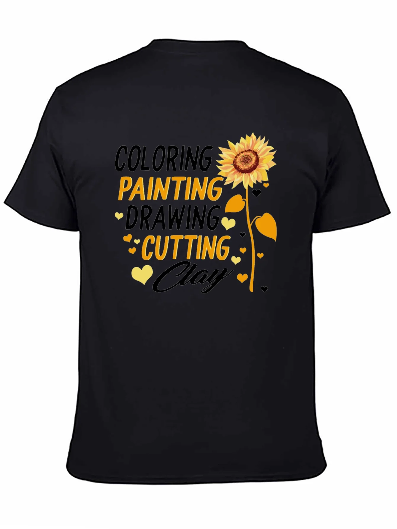 Creative Arts Sunflower Tee: Coloring Painting Drawing Cutting Clay