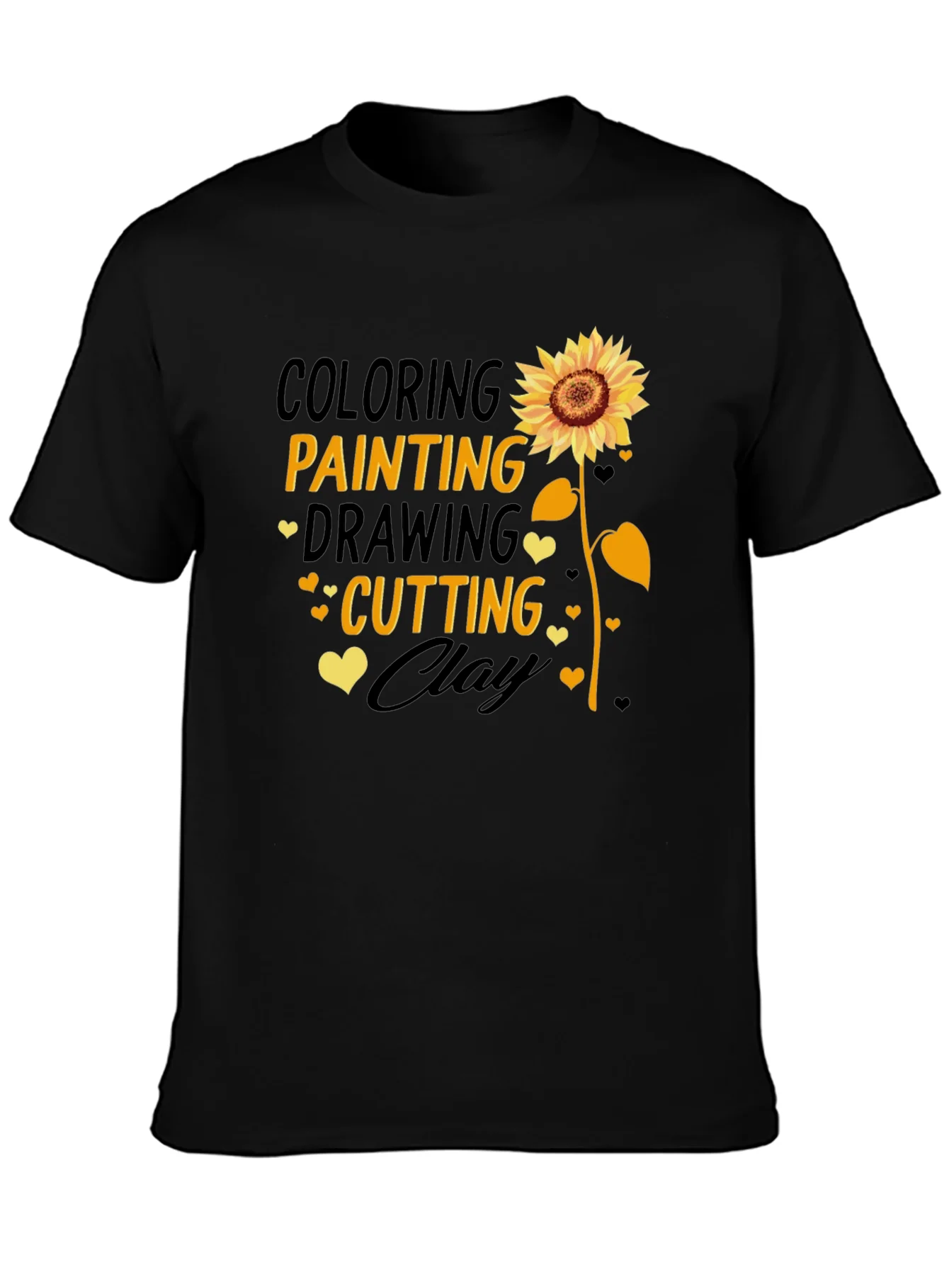 Creative Arts Sunflower Tee: Coloring Painting Drawing Cutting Clay