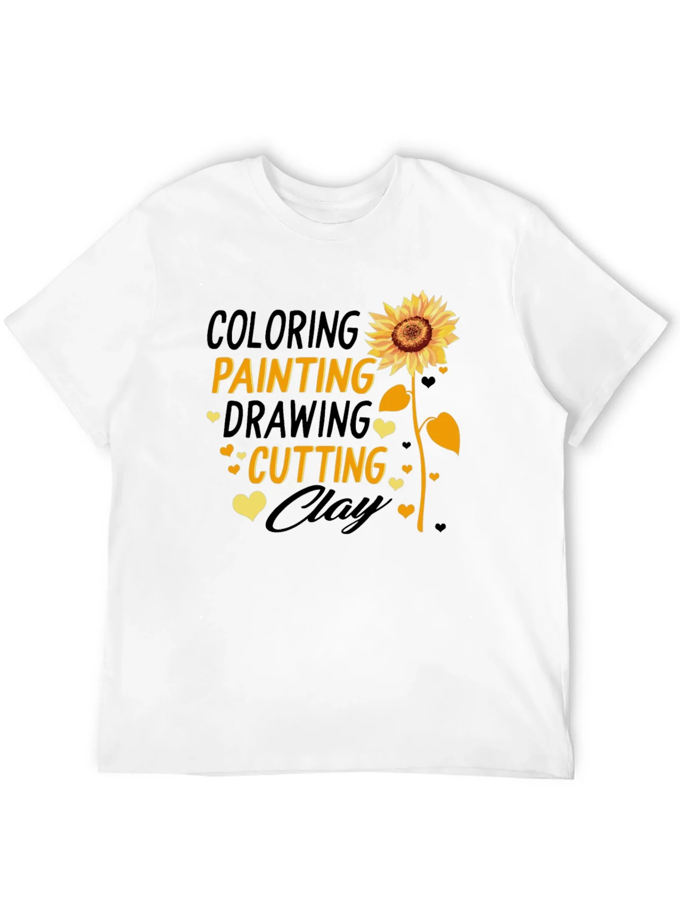 Creative Arts Sunflower Tee: Coloring Painting Drawing Cutting Clay