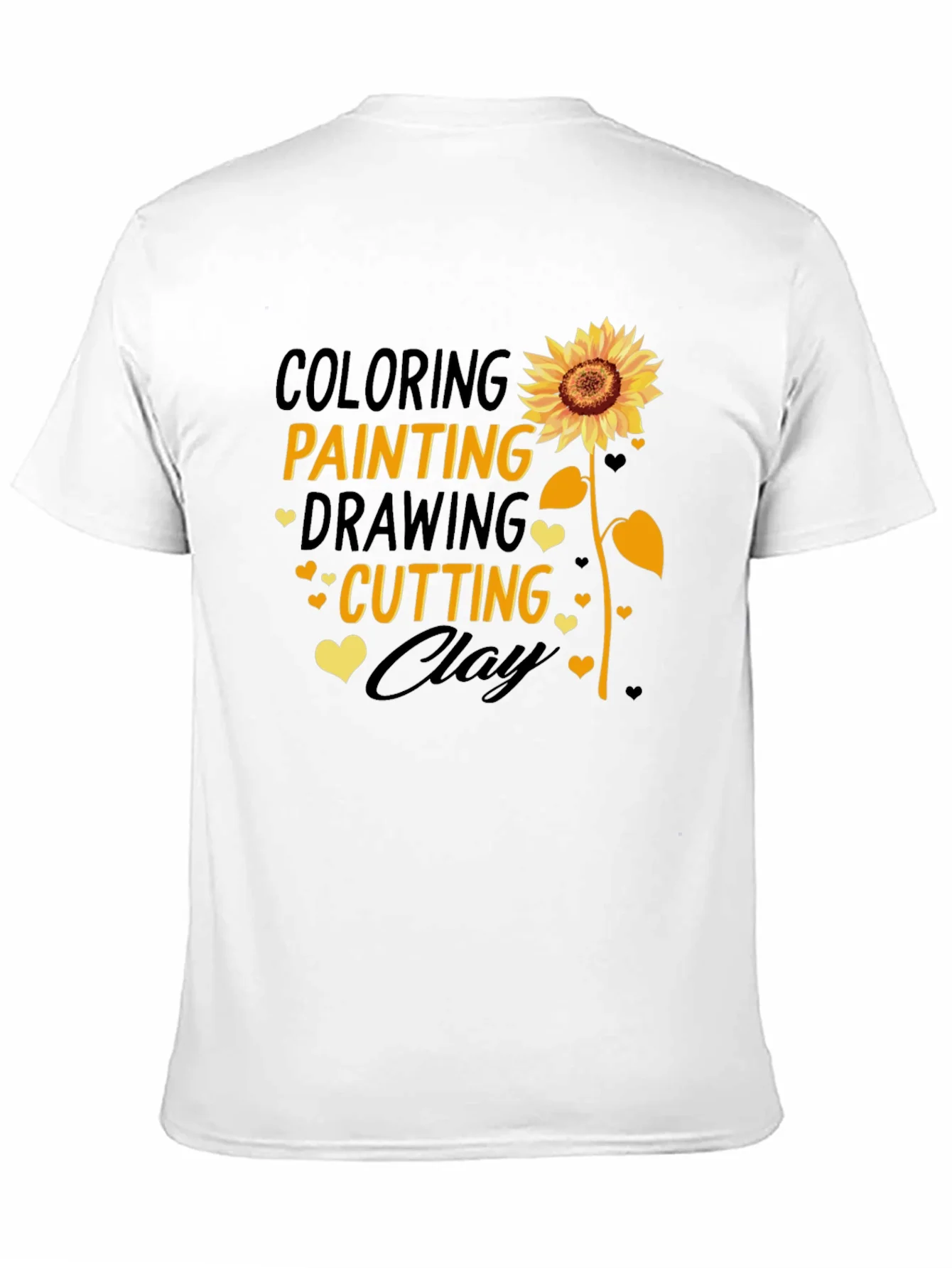 Creative Arts Sunflower Tee: Coloring Painting Drawing Cutting Clay
