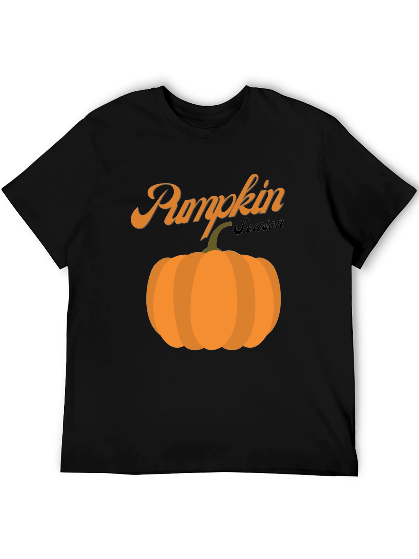 Pumpkin Season Black T-Shirt - Fall Harvest Tee