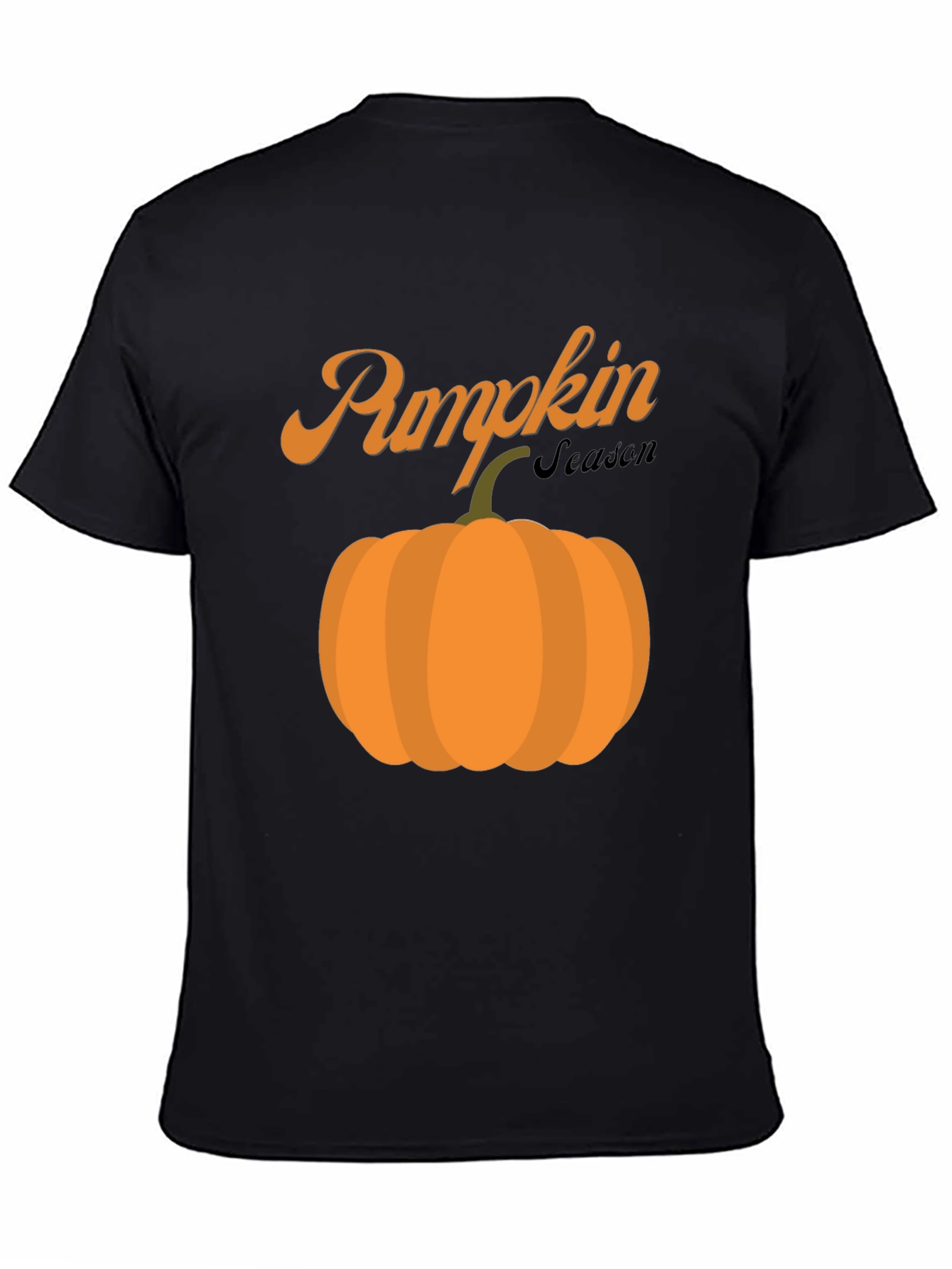 Pumpkin Season Black T-Shirt - Fall Harvest Tee