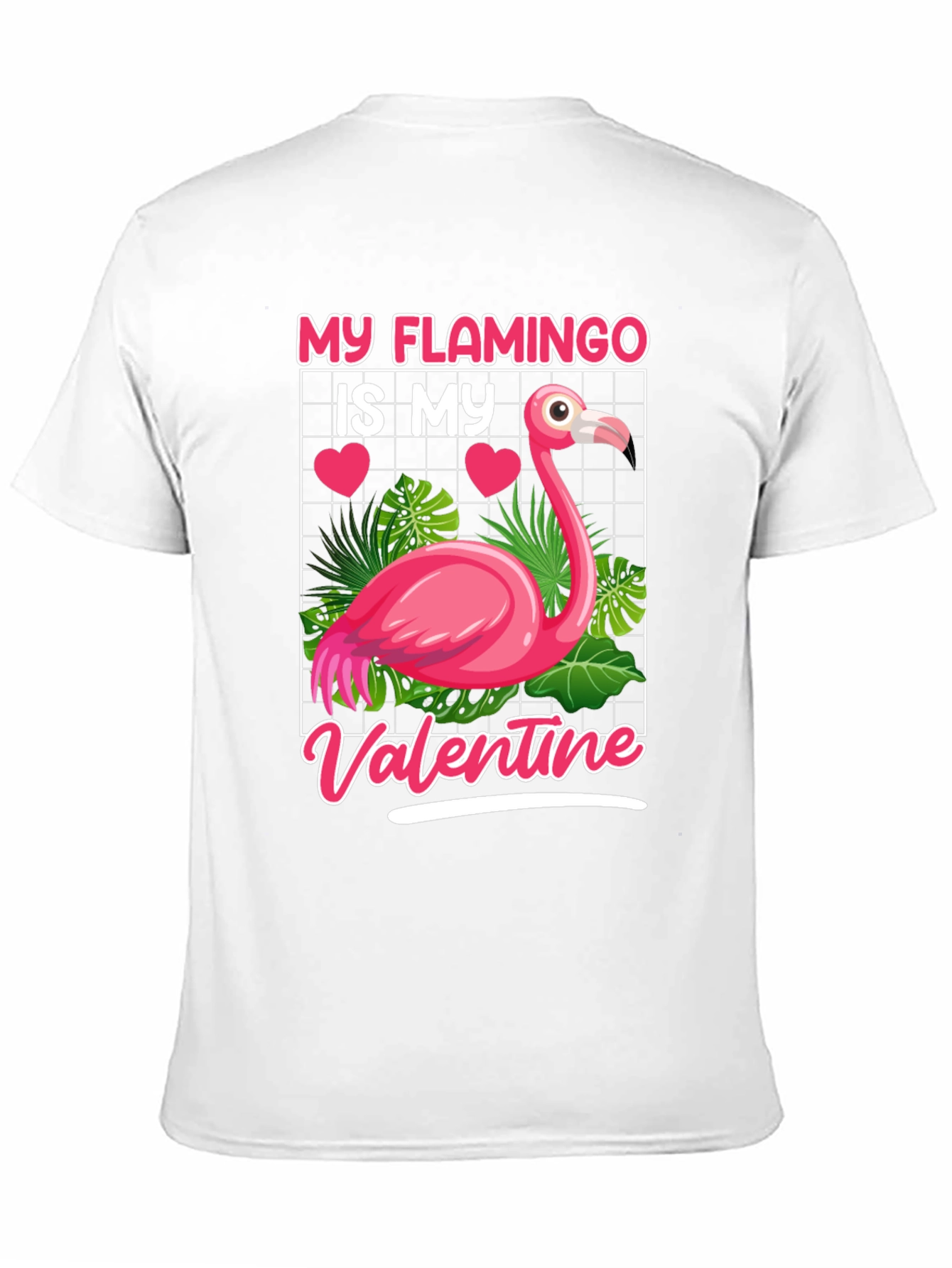 My Flamingo Is My Valentine Graphic Tee