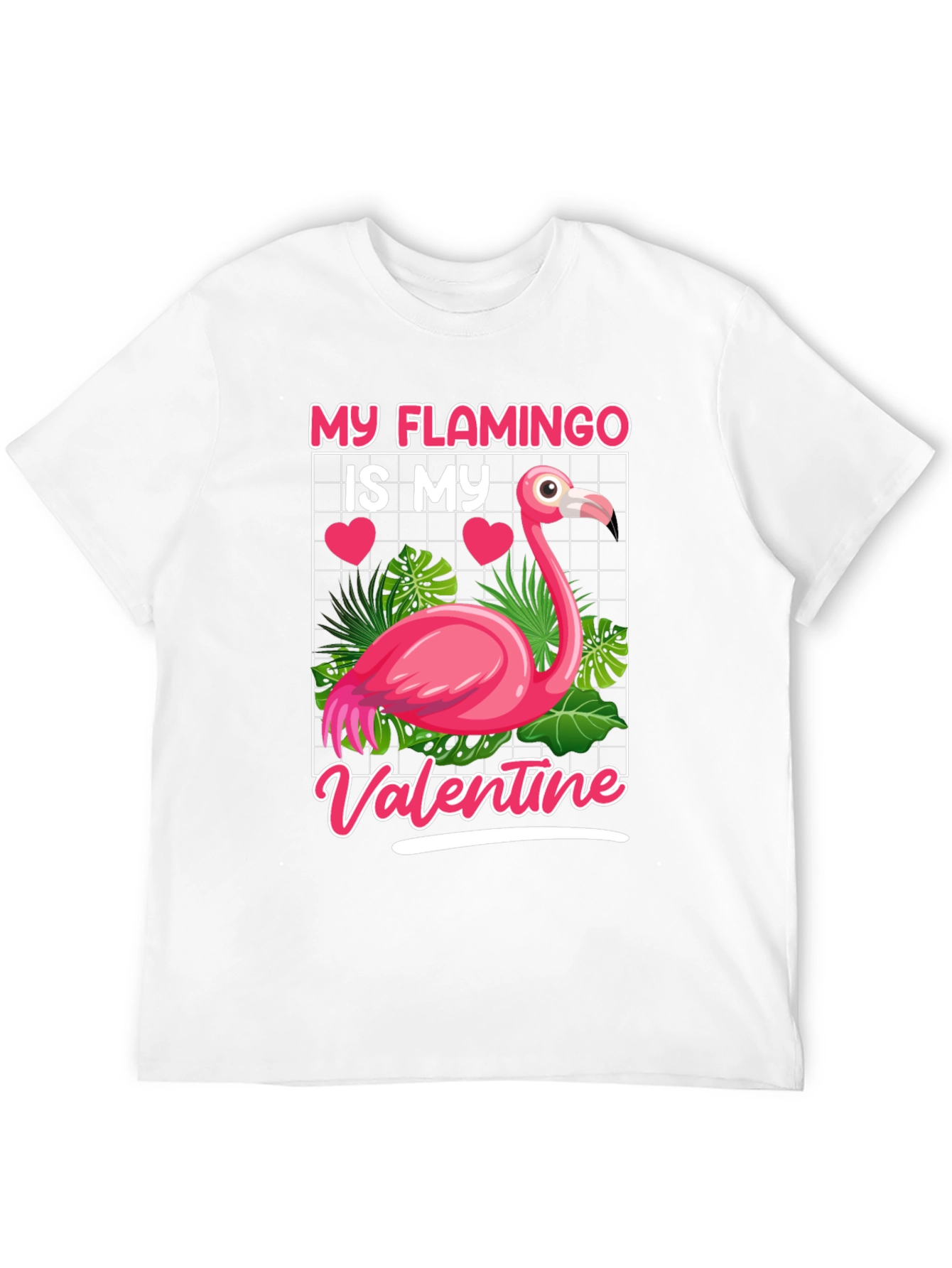 My Flamingo Is My Valentine Graphic Tee