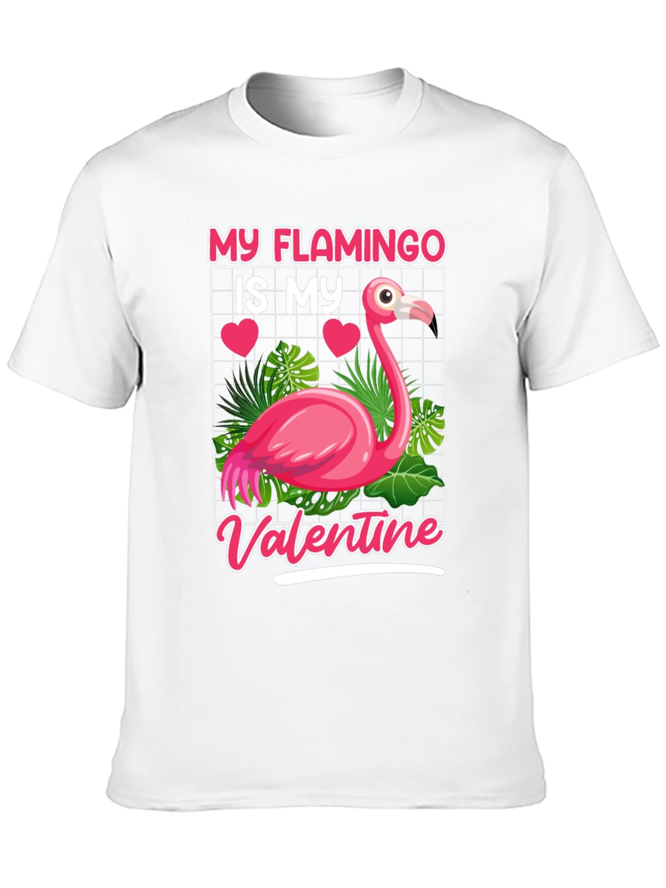 My Flamingo Is My Valentine Graphic Tee