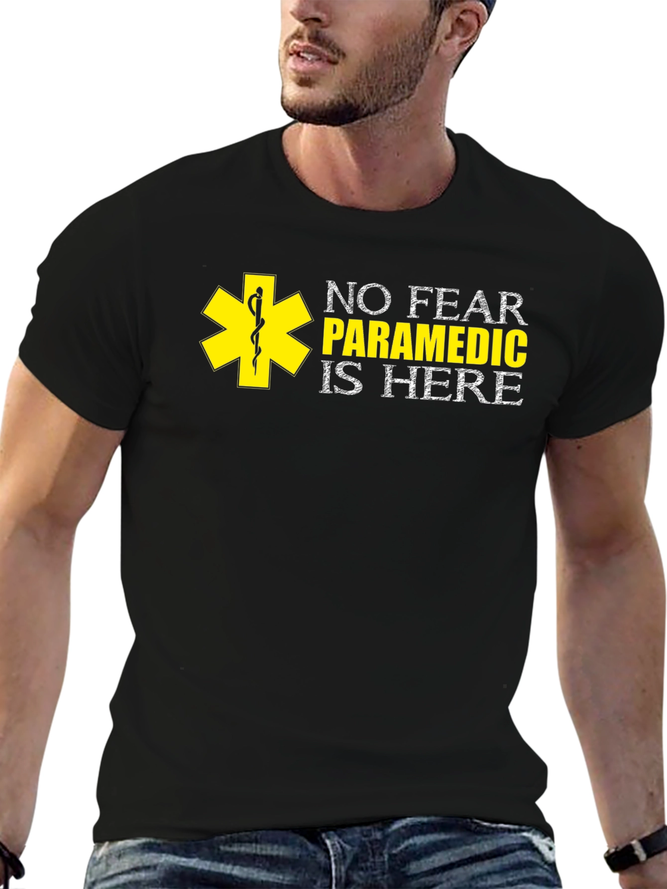No Fear Paramedic T-Shirt - Emergency Medical Services Tee