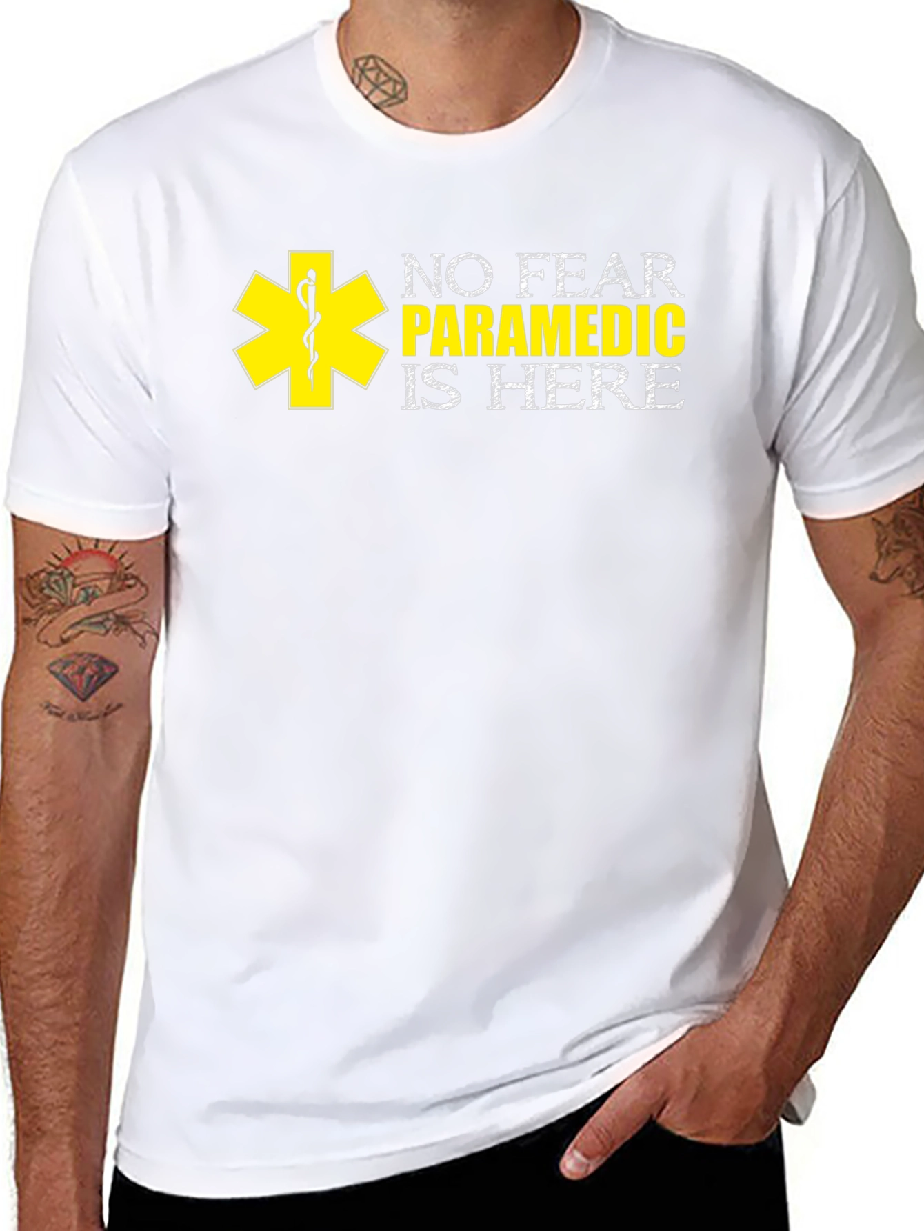 No Fear Paramedic T-Shirt - Emergency Medical Services Tee