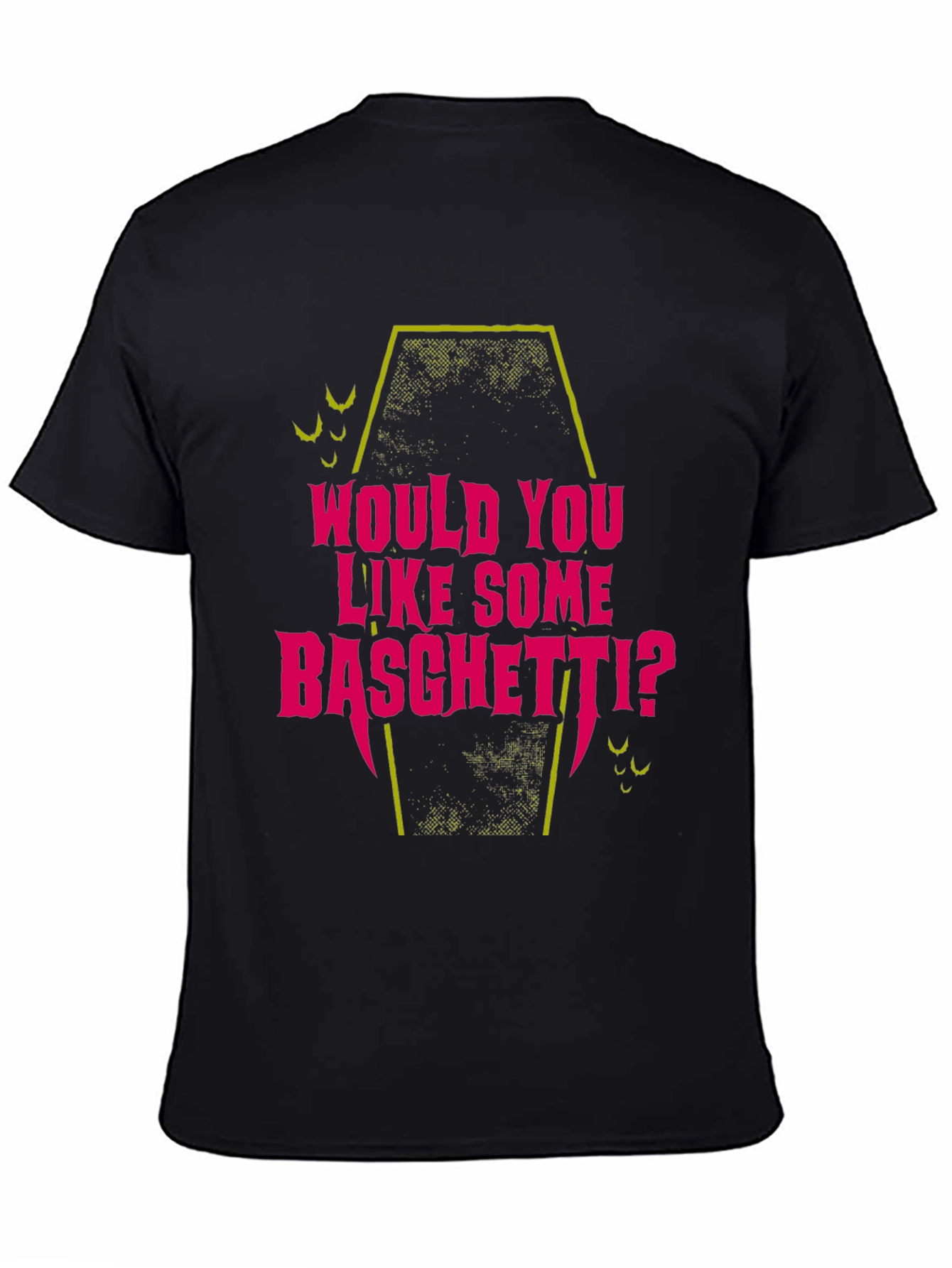 Would You Like Some Basghetti? Black Tee