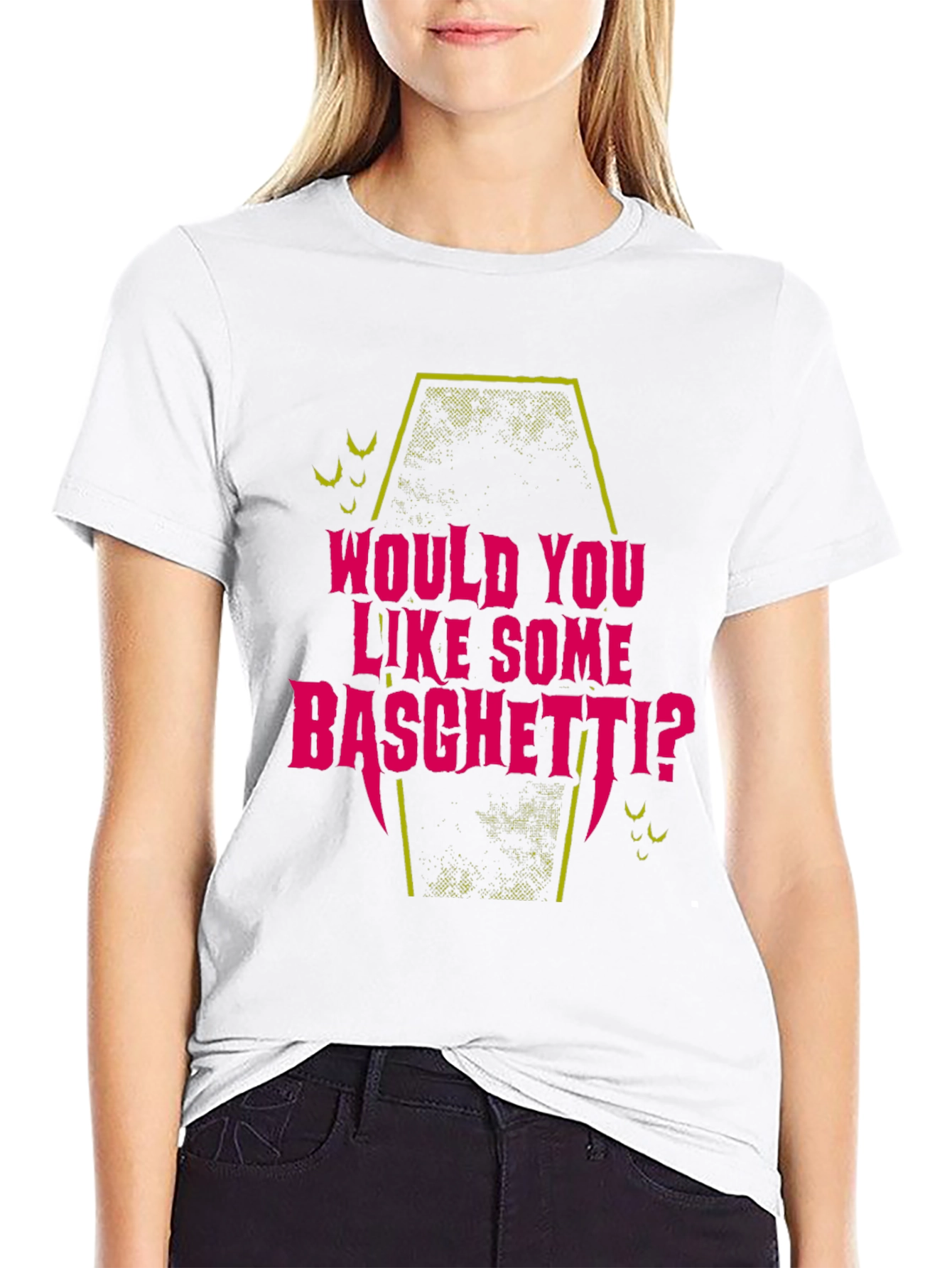 Would You Like Some Basghetti? Black Tee