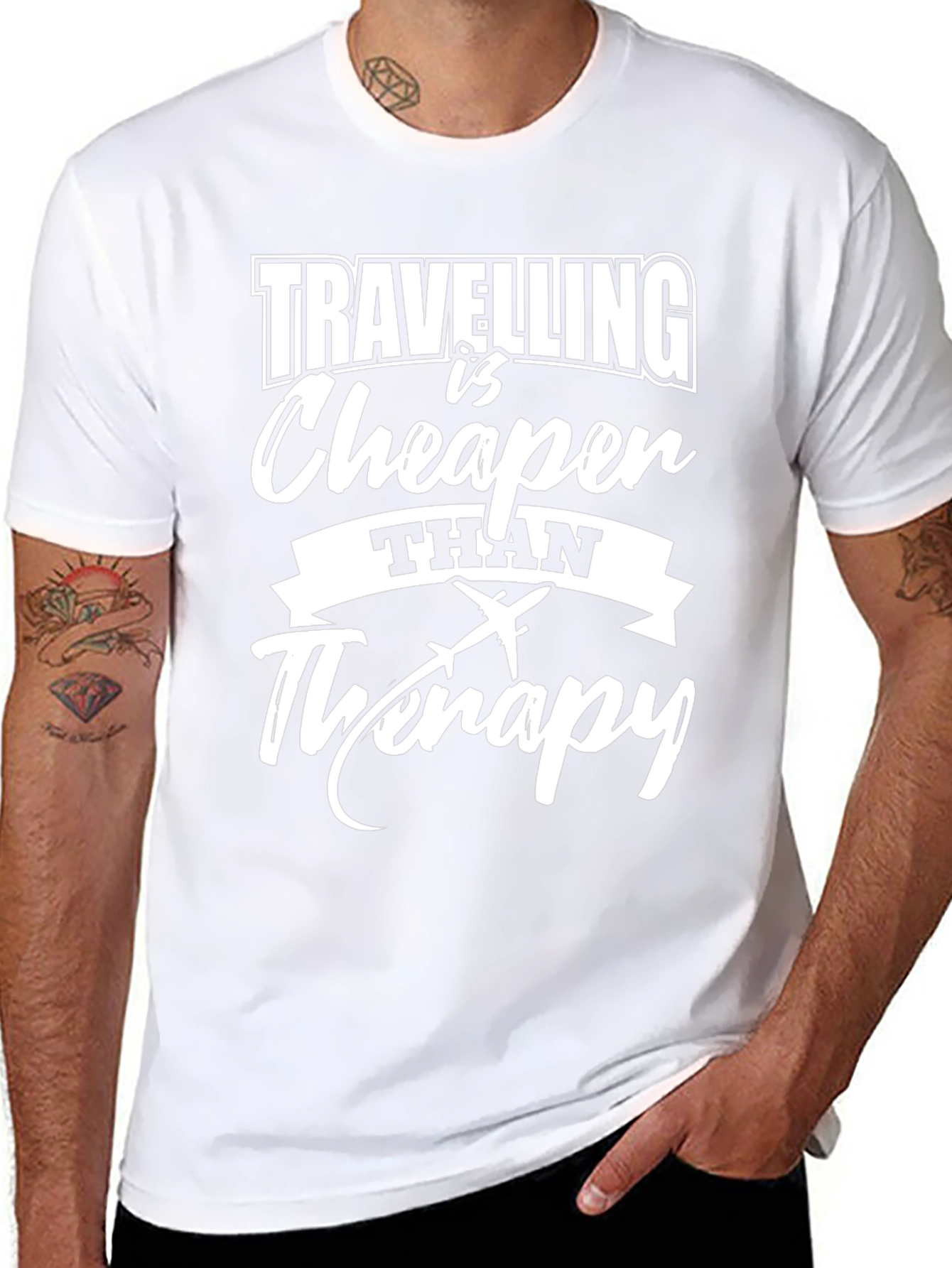 Travel is Cheaper Than Therapy Tee