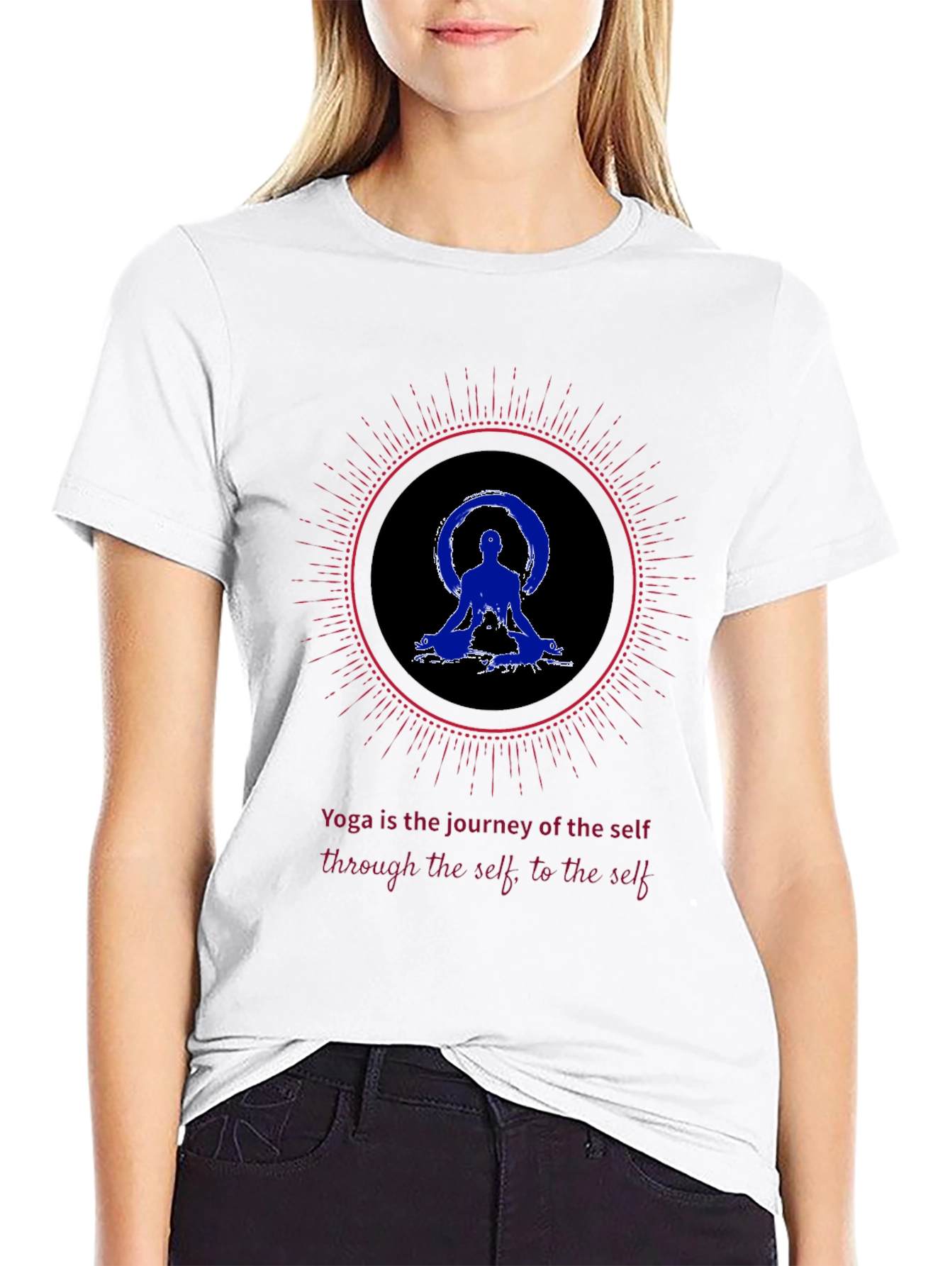 Yoga Journey Graphic Tee - Meditate in Style