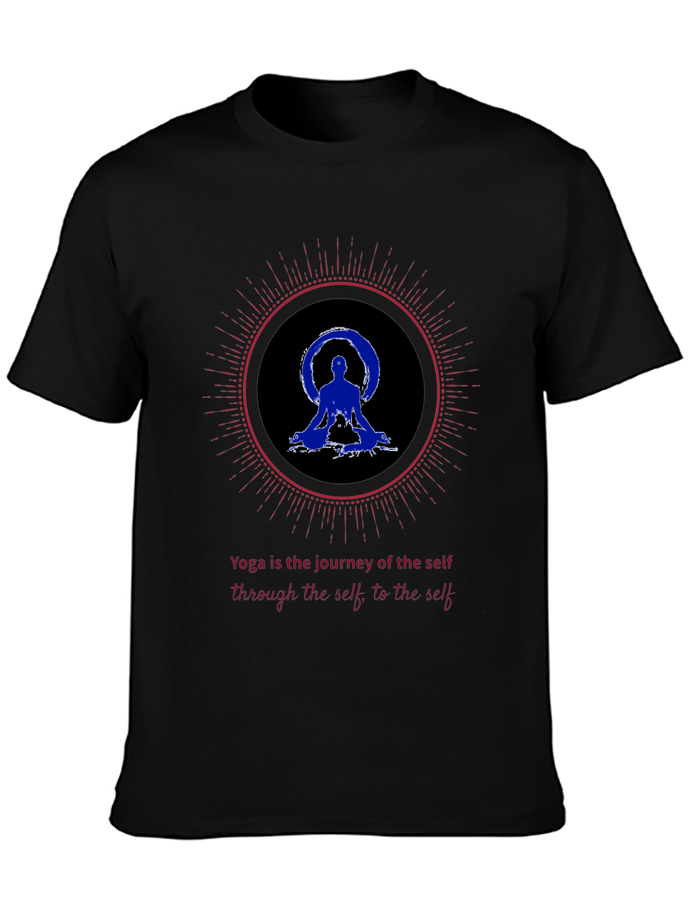 Yoga Journey Graphic Tee - Meditate in Style