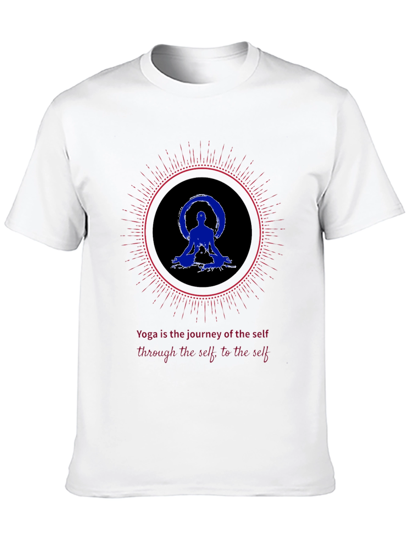 Yoga Journey Graphic Tee - Meditate in Style