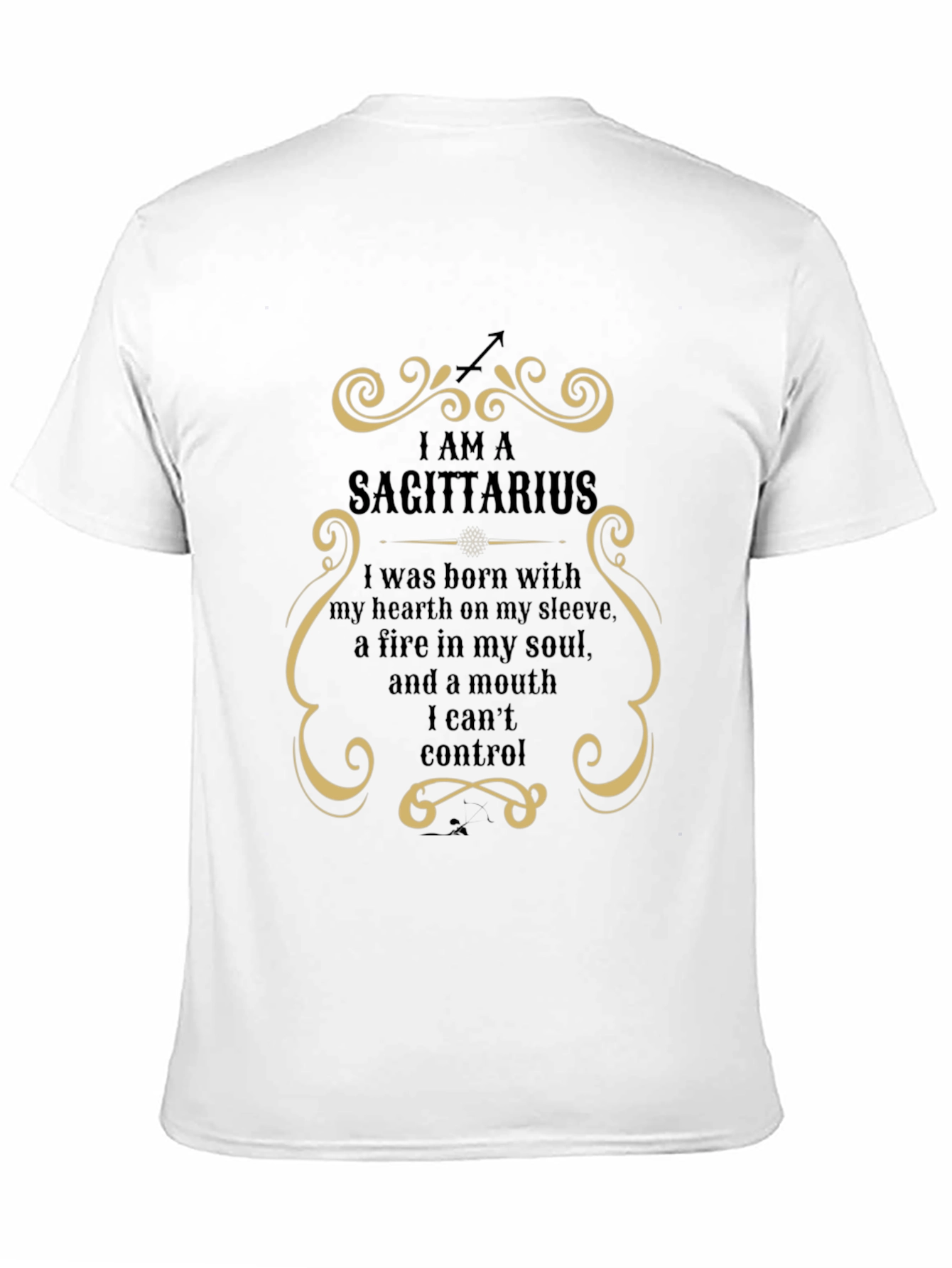 I AM A SAGITTARIUS Black T-Shirt