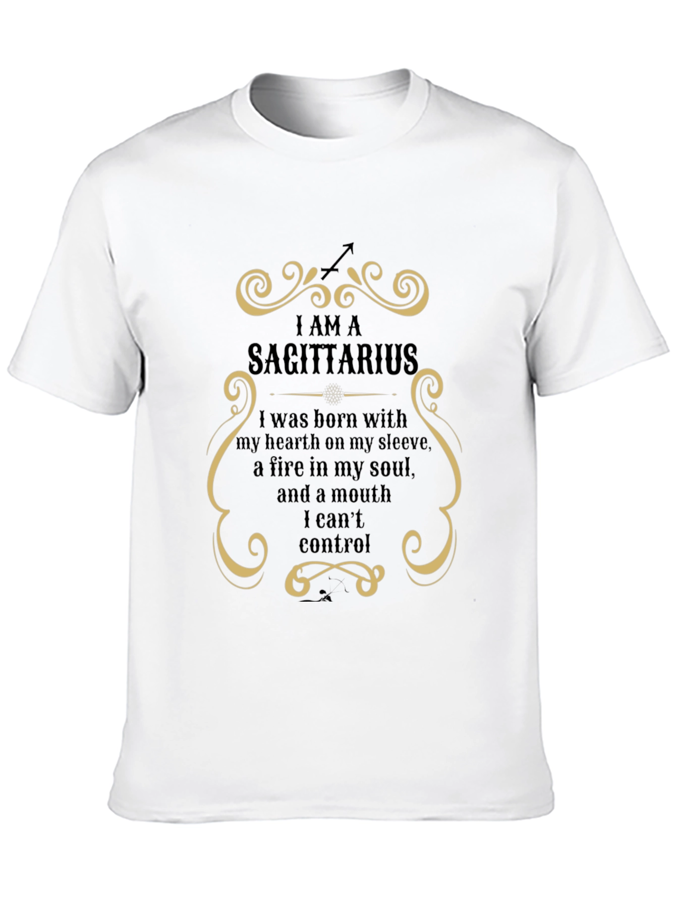 I AM A SAGITTARIUS Black T-Shirt