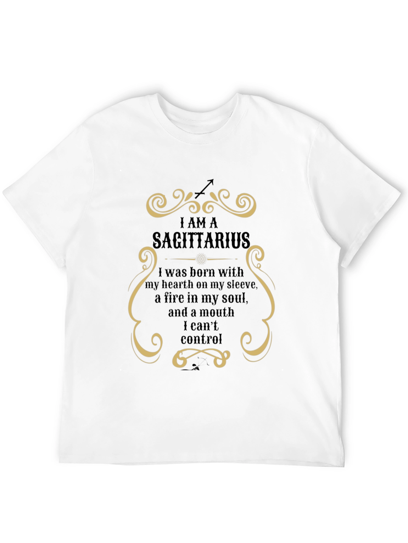 I AM A SAGITTARIUS Black T-Shirt