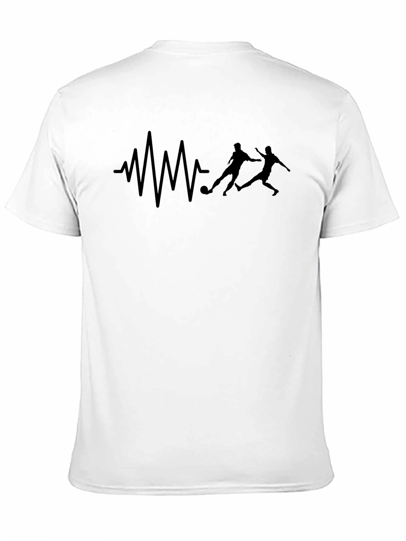 Soccer Heartbeat T-Shirt - Passionate Football Player Tee