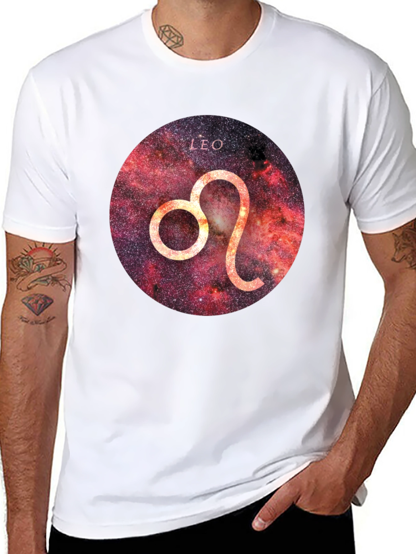 Leo Zodiac Galaxy T-Shirt