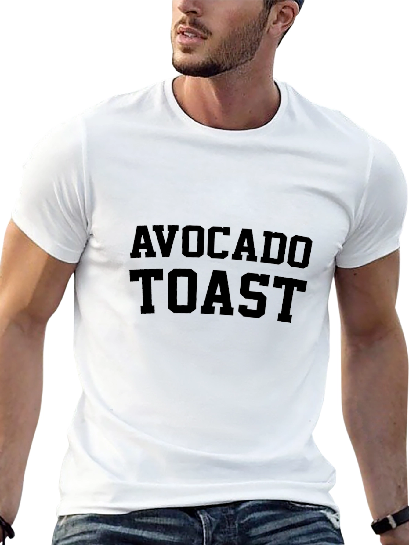 Avocado Toast Graphic Tee - Trendy Foodie T-Shirt