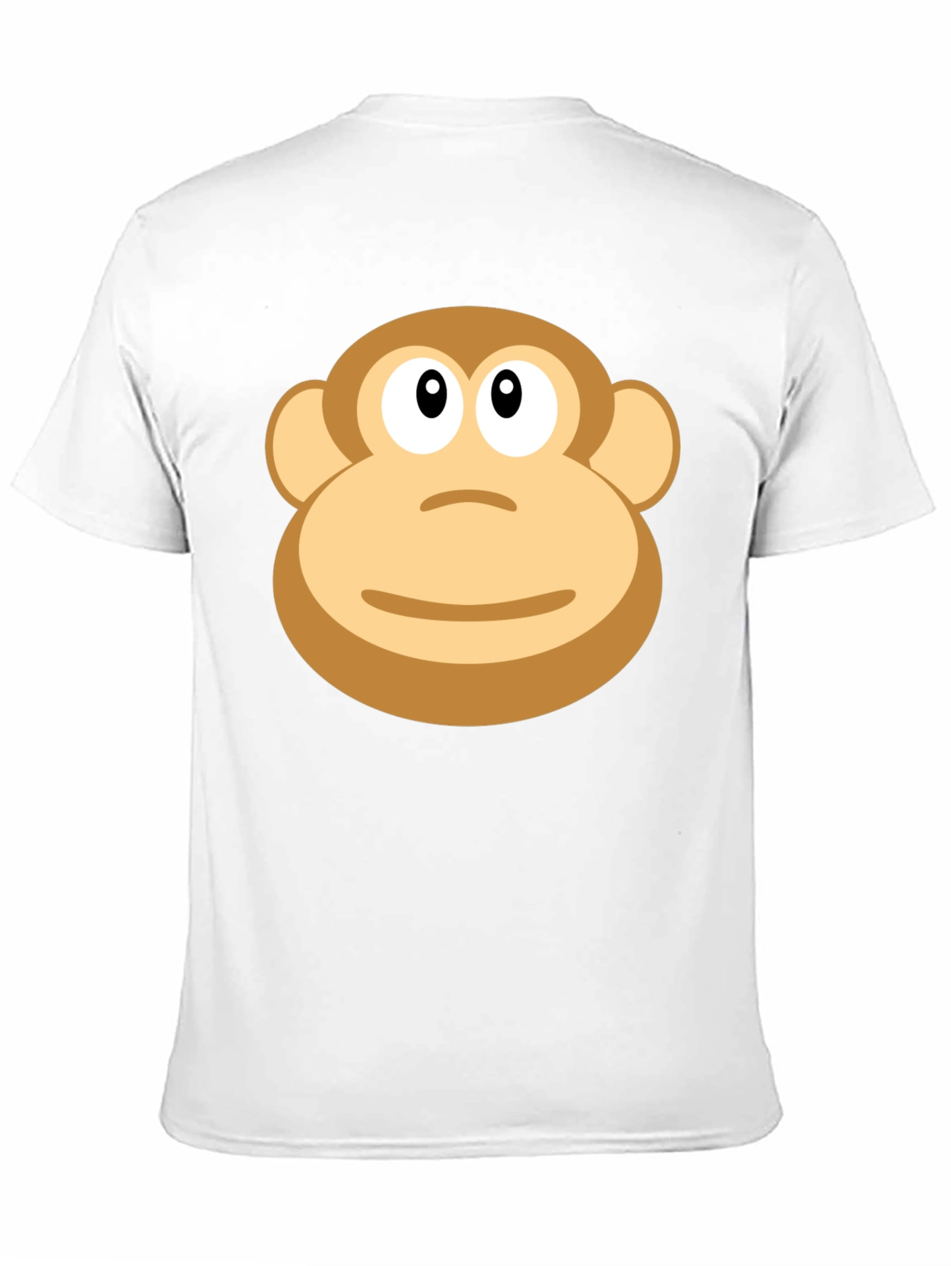 Monkey Face Graphic T-Shirt - Casual Black Tee