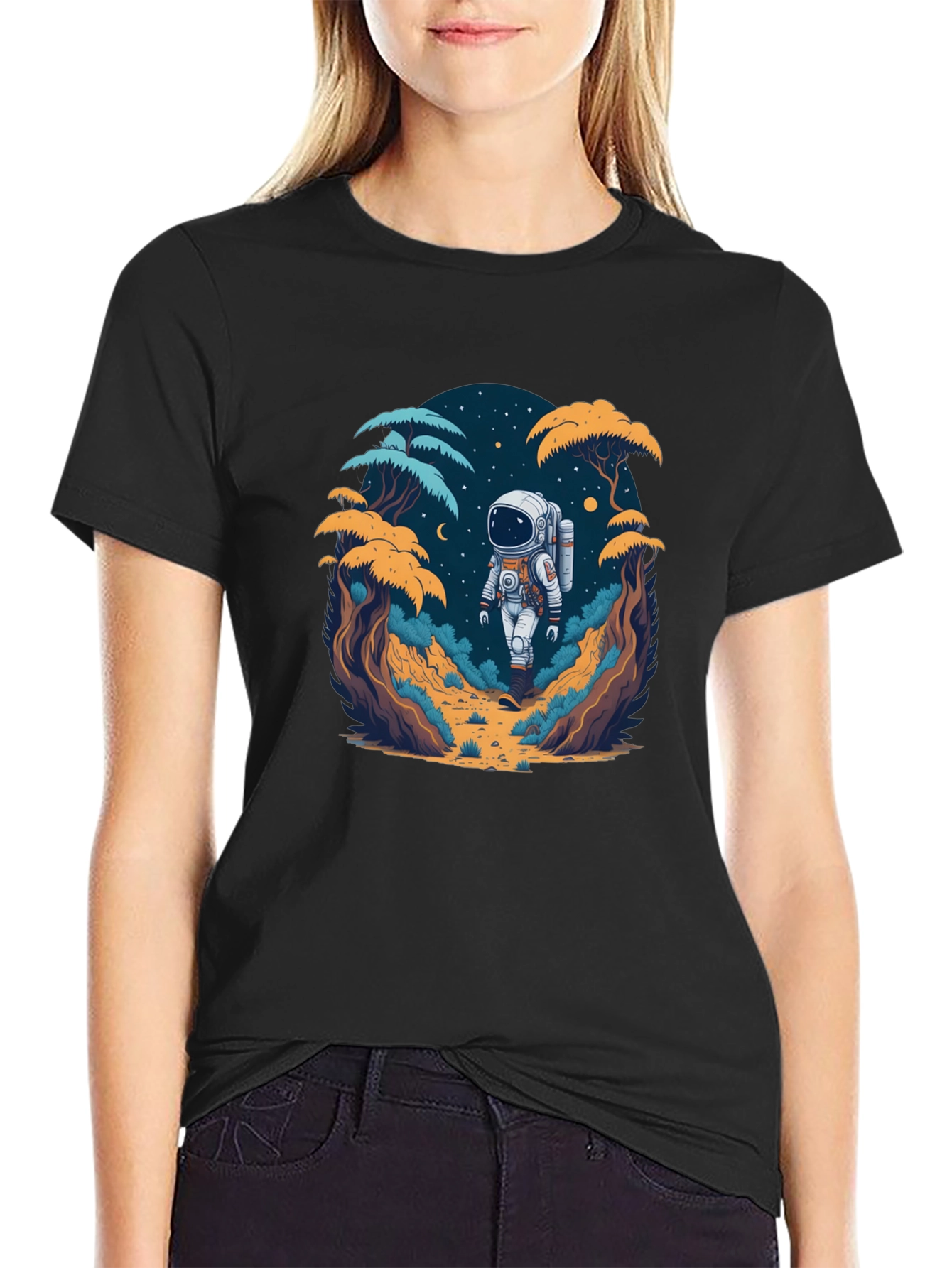 Astronaut in the Wild Graphic T-Shirt