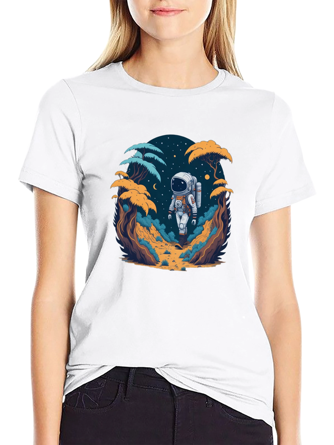 Astronaut in the Wild Graphic T-Shirt
