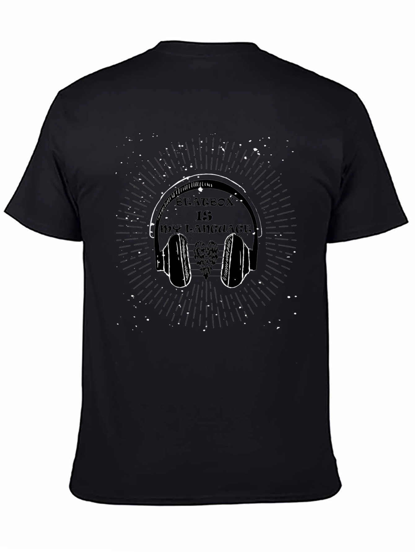 Beatbox Language Graphic Tee - Black T-Shirt