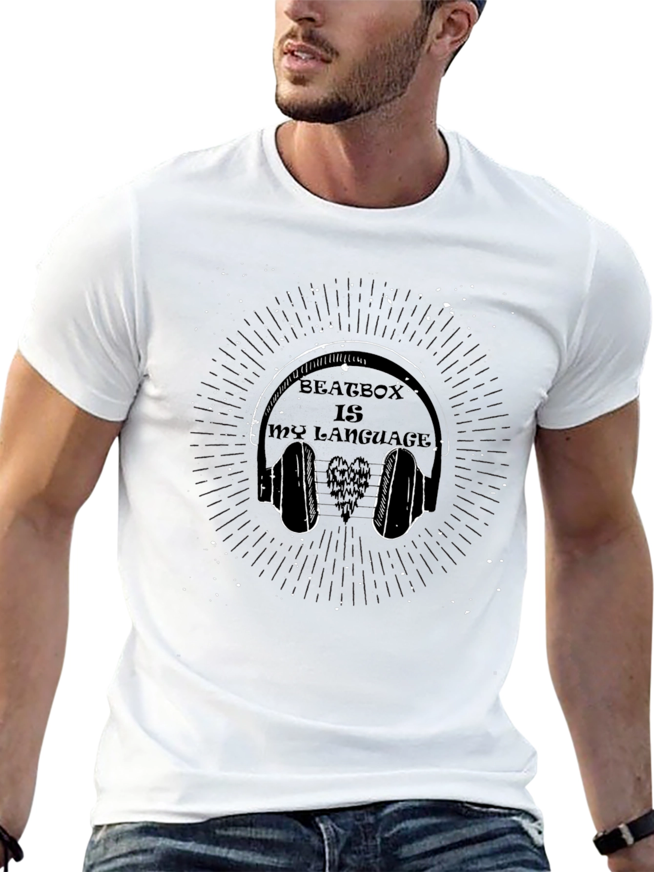 Beatbox Language Graphic Tee - Black T-Shirt
