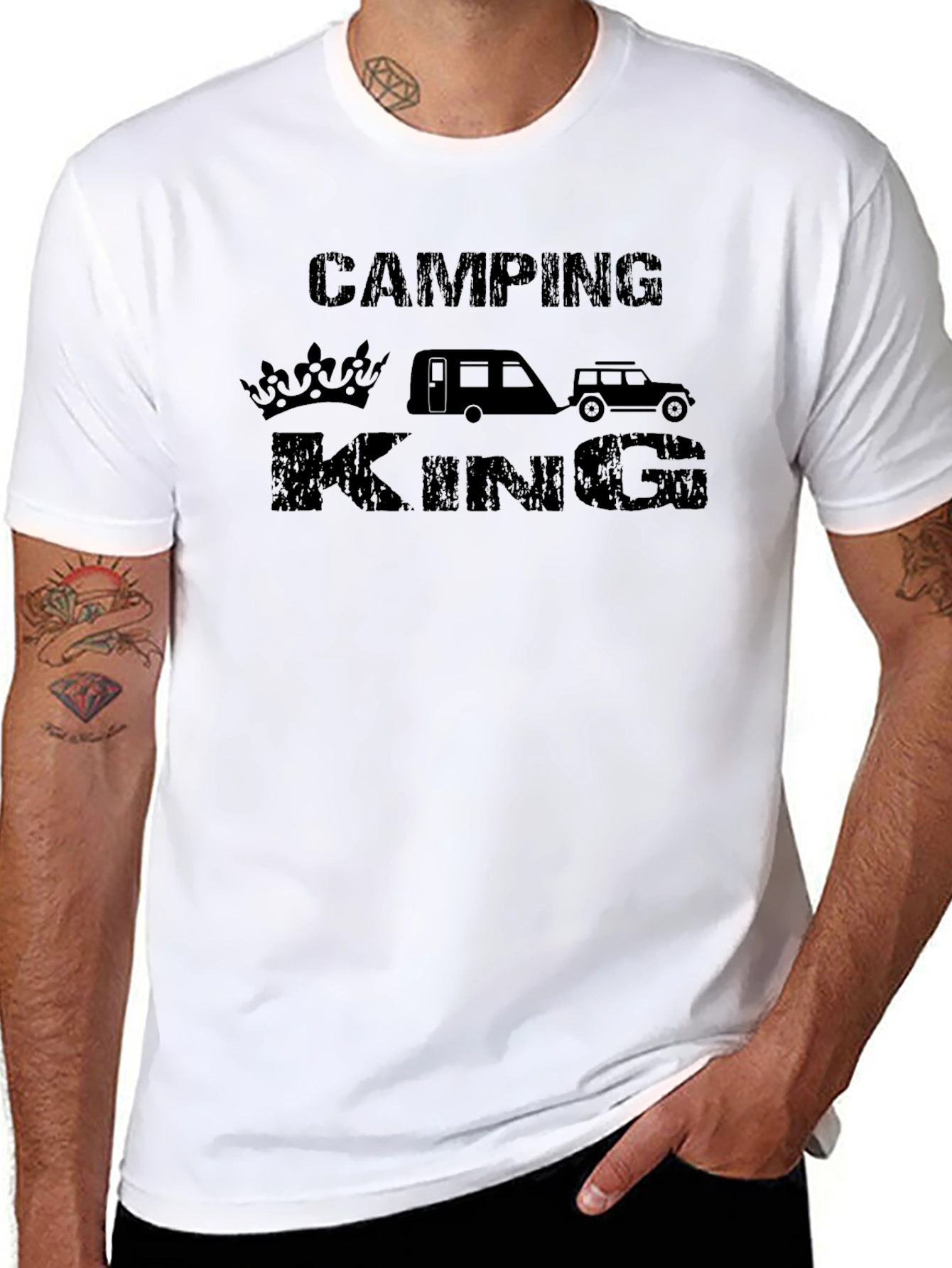 Camping King Graphic T-Shirt - Adventure Tee
