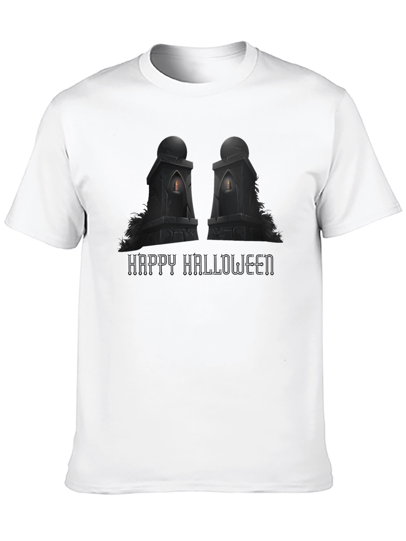Spooky Halloween Tombstone T-Shirt