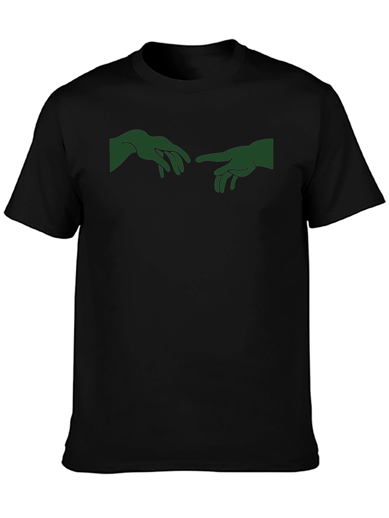 Creation of Adam Inspired Graphic Tee - Black