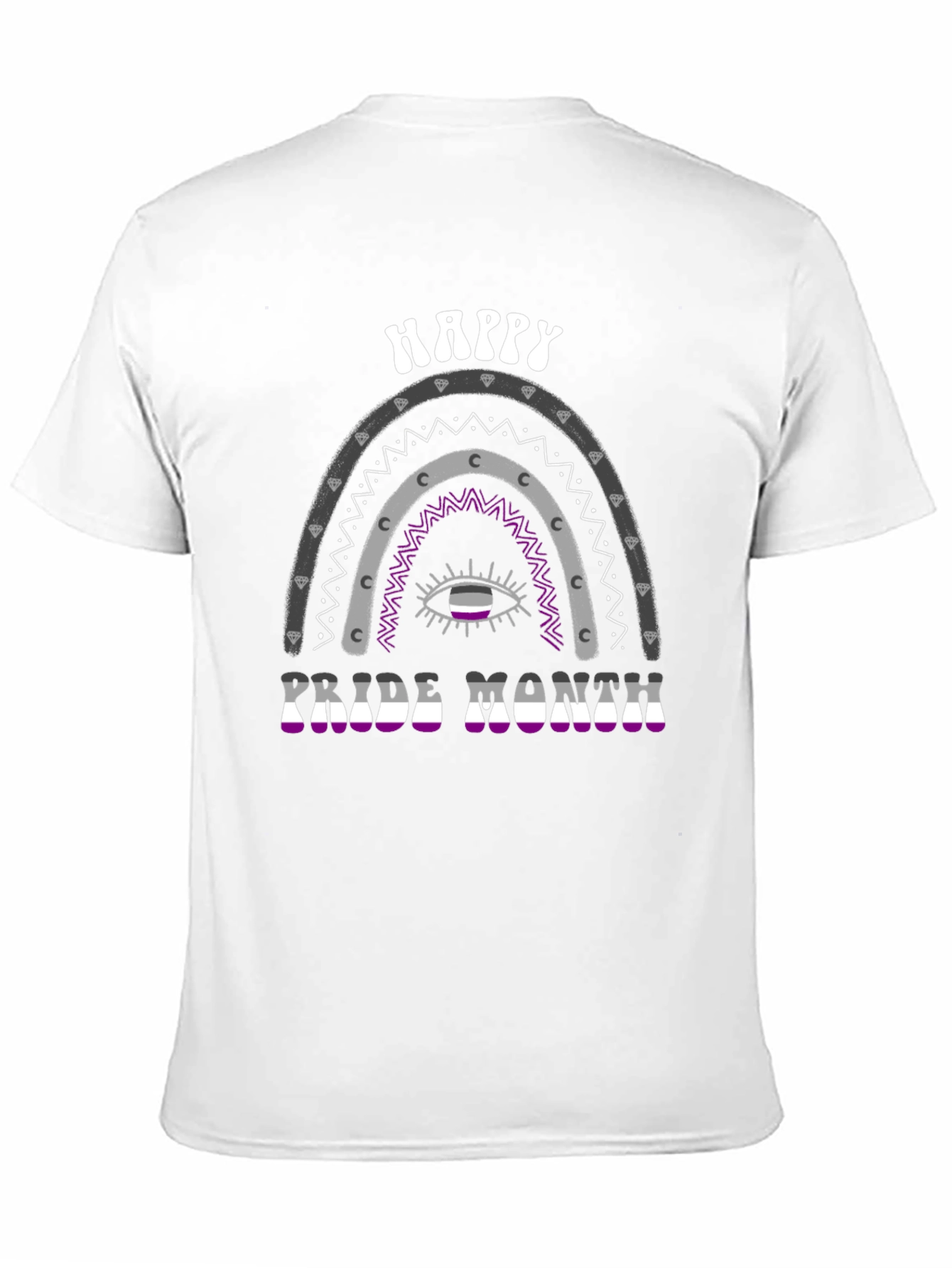 Asexual Pride Month Rainbow T-Shirt