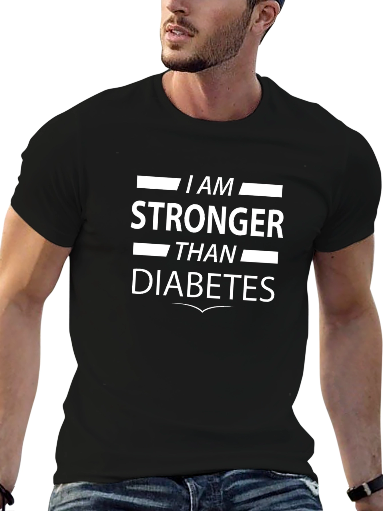 Stronger Than Diabetes Graphic T-Shirt